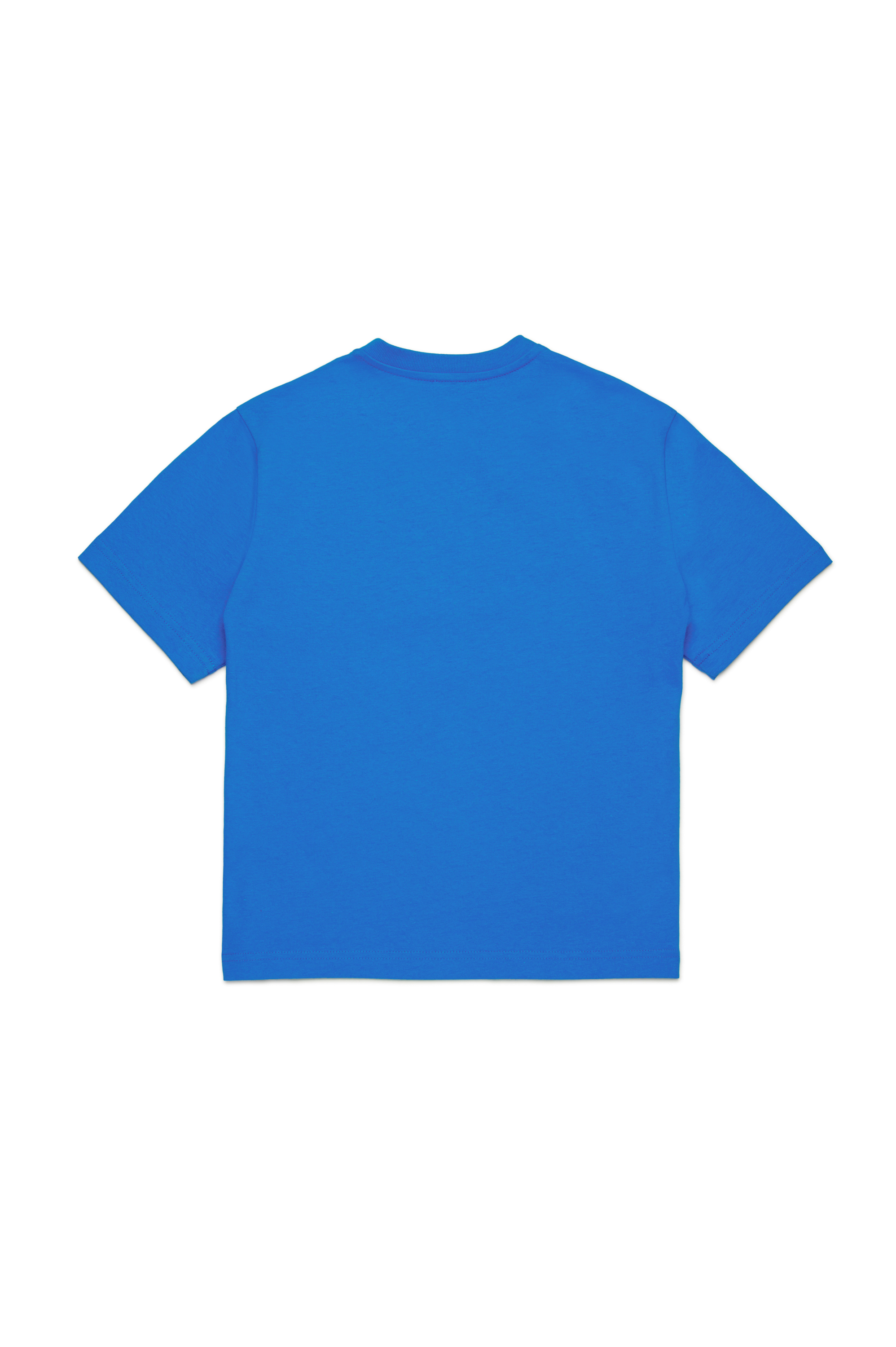 Diesel - TJUSTBIGOVAL OVER, Homme T-shirt avec logo contour Oval D in Bleu - Image 2