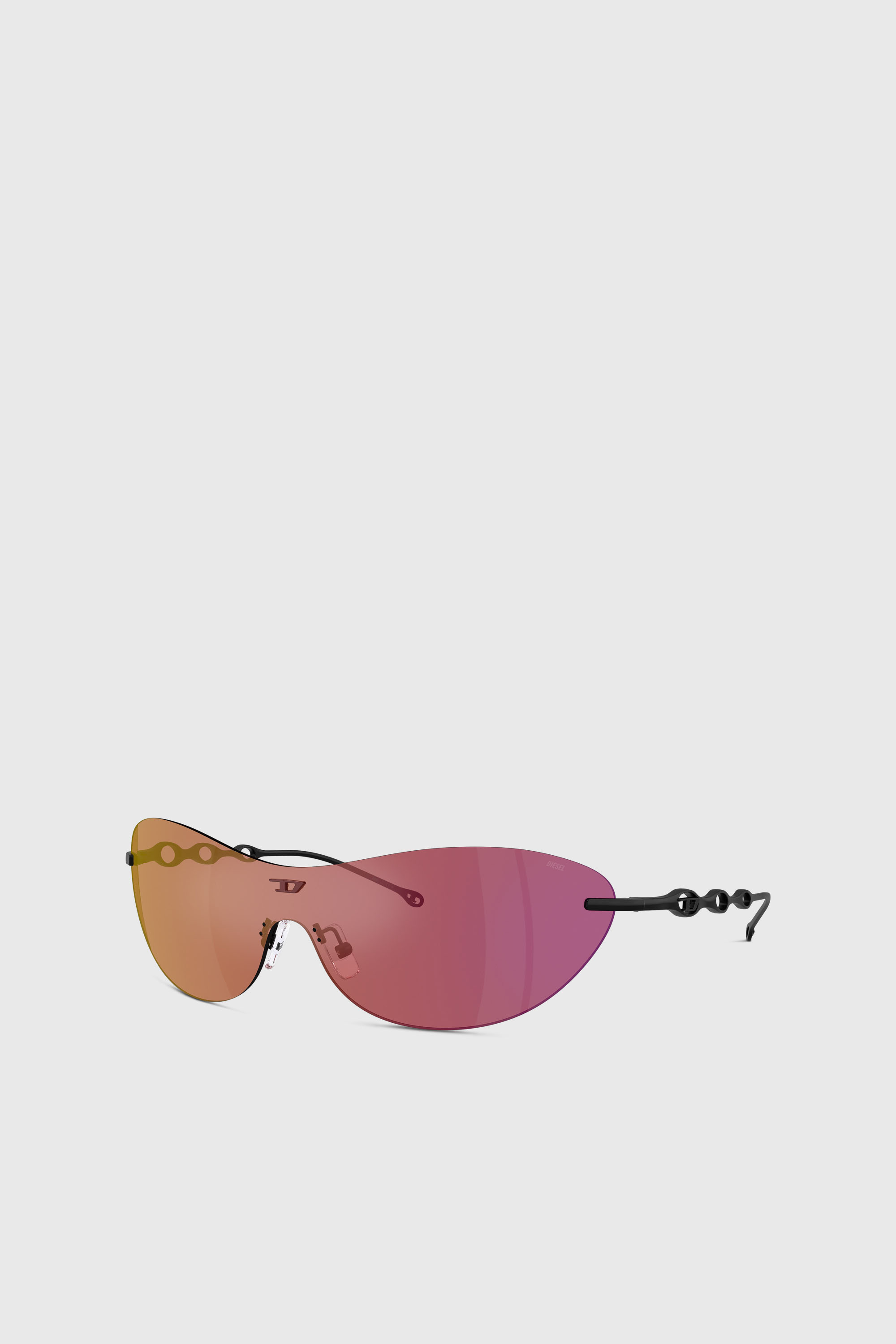 Diesel - 0DL1006 SIZE 35, Lunettes de soleil ovales Mixte in Violet - 1