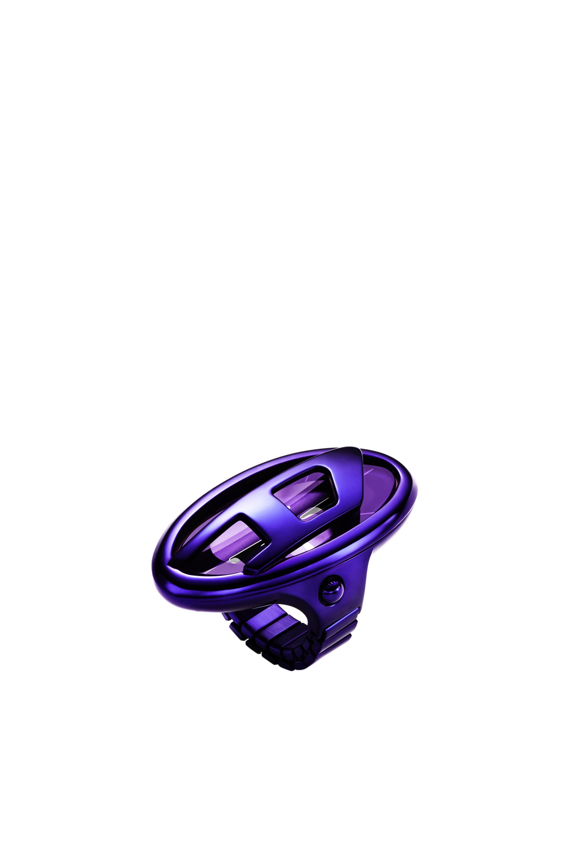 Diesel - DZ5624 WATCH, Bague montre D-Era en acier inoxydable violet Femme in Bleu - 1