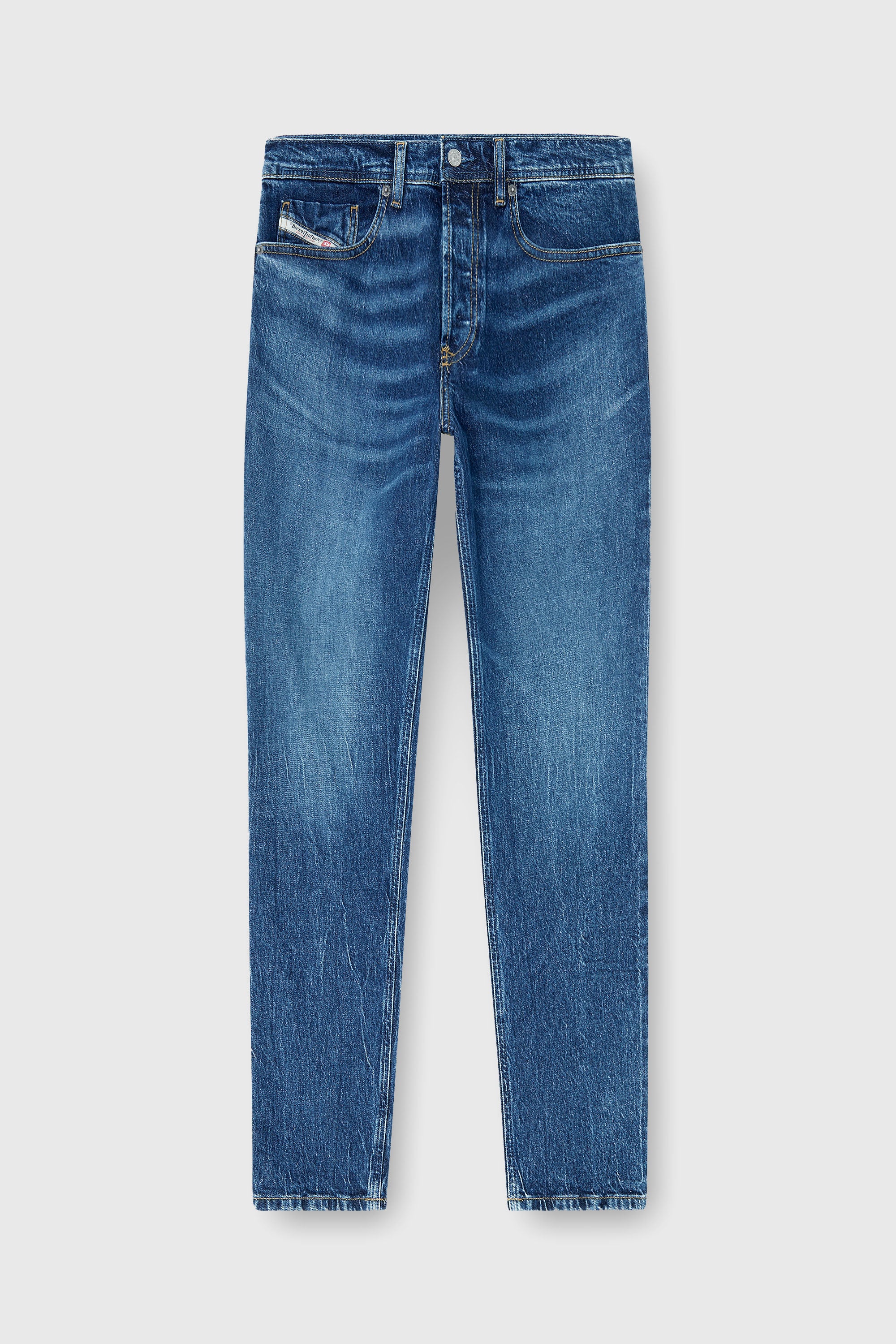 Diesel - Regular Jeans 2023 D-Finitive 0KBBQ Homme, Bleu Fonc&eacute; - Image 2