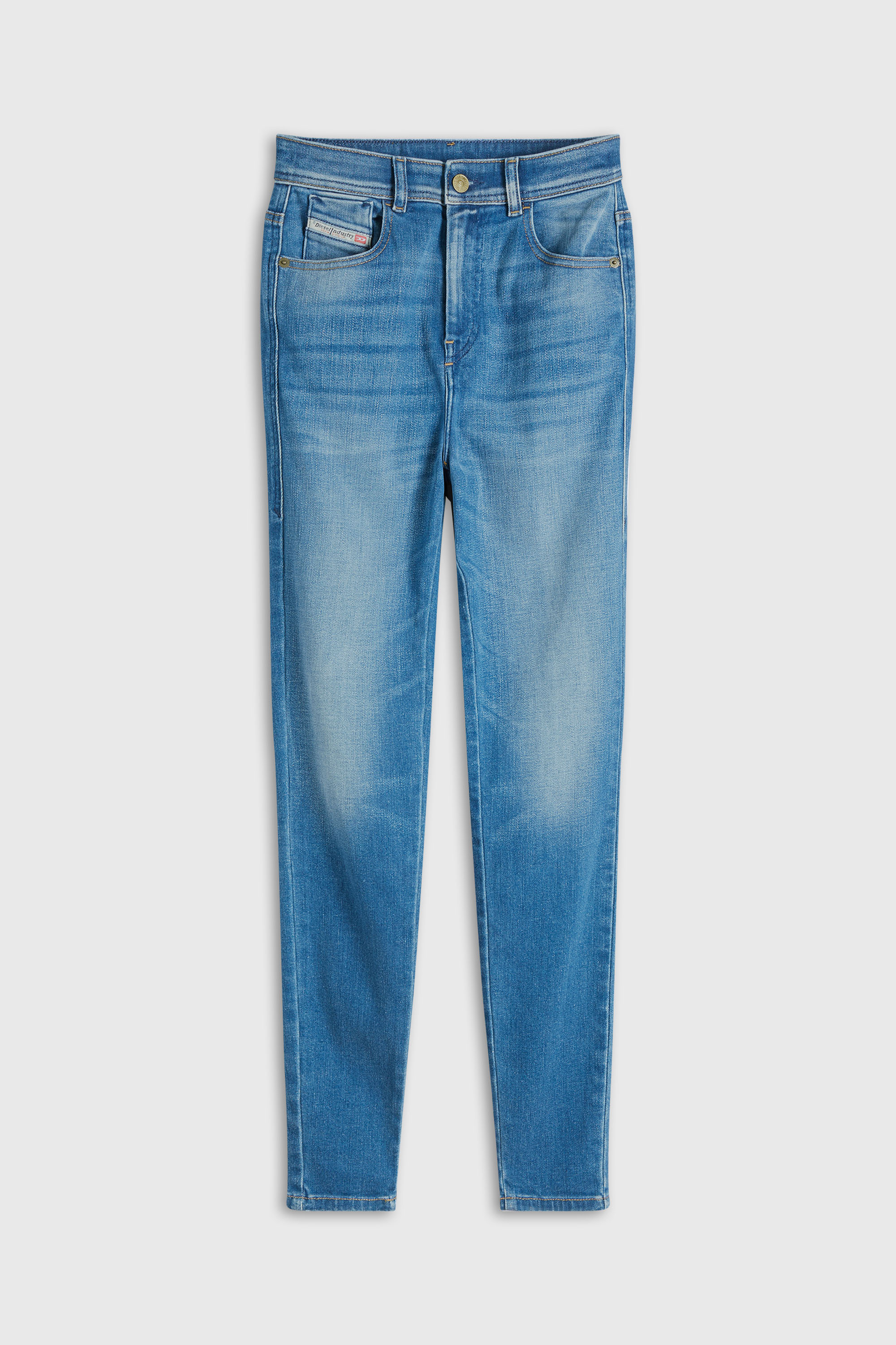 Diesel - Skinny Jeans 1984 Slandy-High 09Q79 Femme, Bleu moyen - Image 6