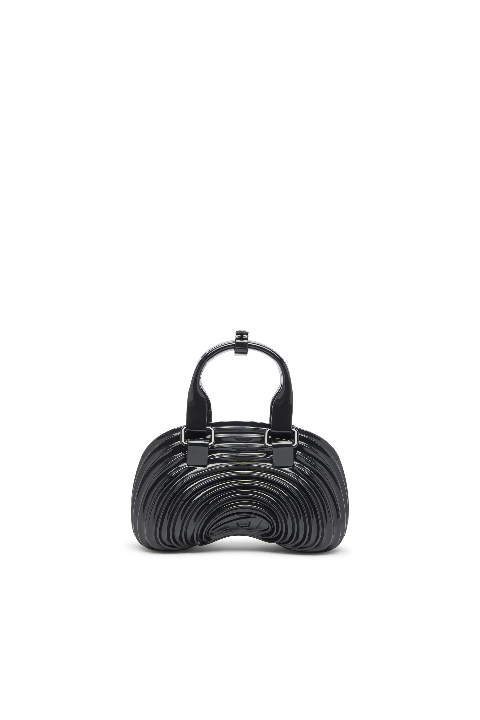 Diesel - MELISSA QUANTUM DOME, Woman's Quantum Dome - Handbag in Melflex&reg; in Black - 3