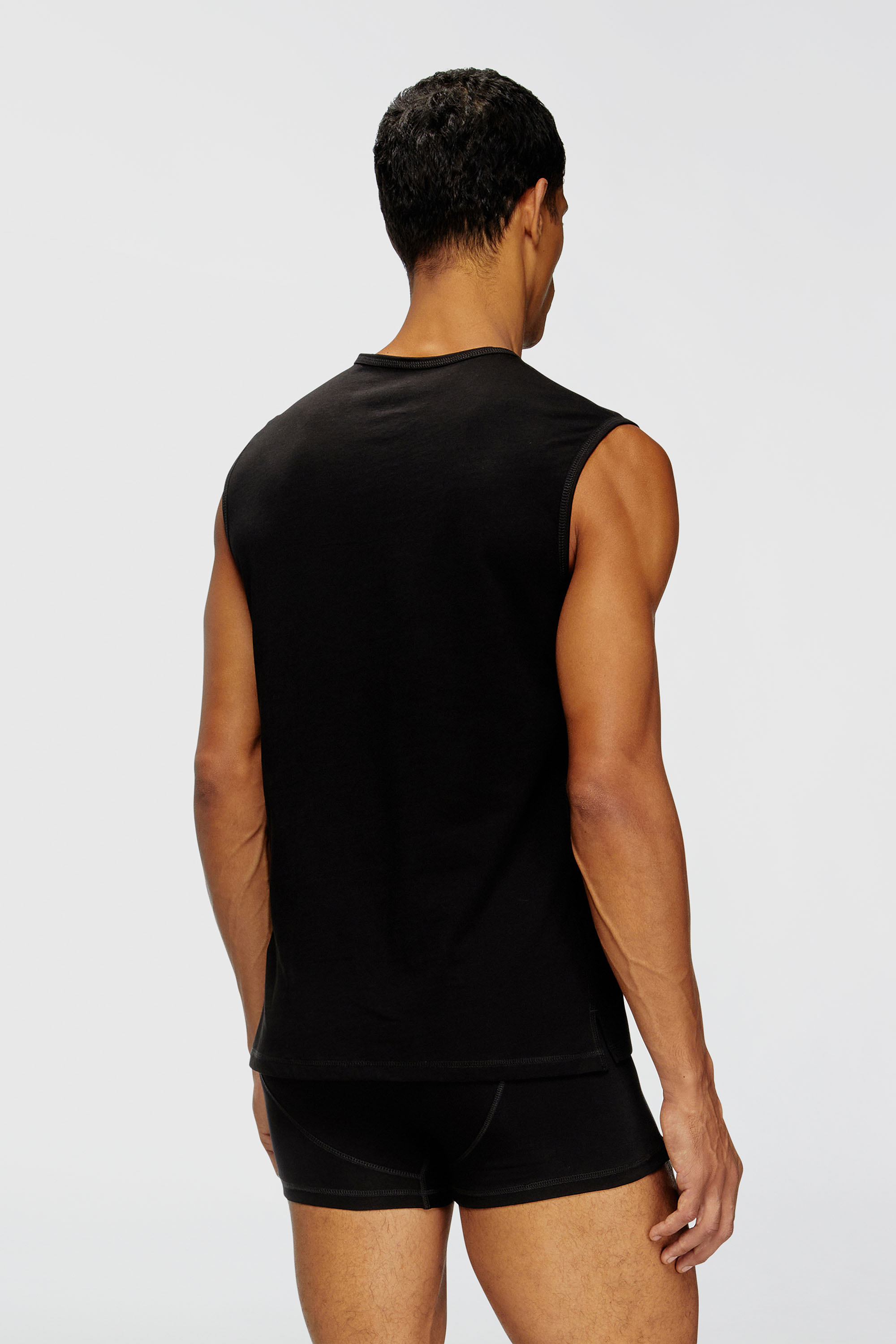 Diesel - TOM-UTLT-2PACK, Man's 2-pack tank top in Black - 4