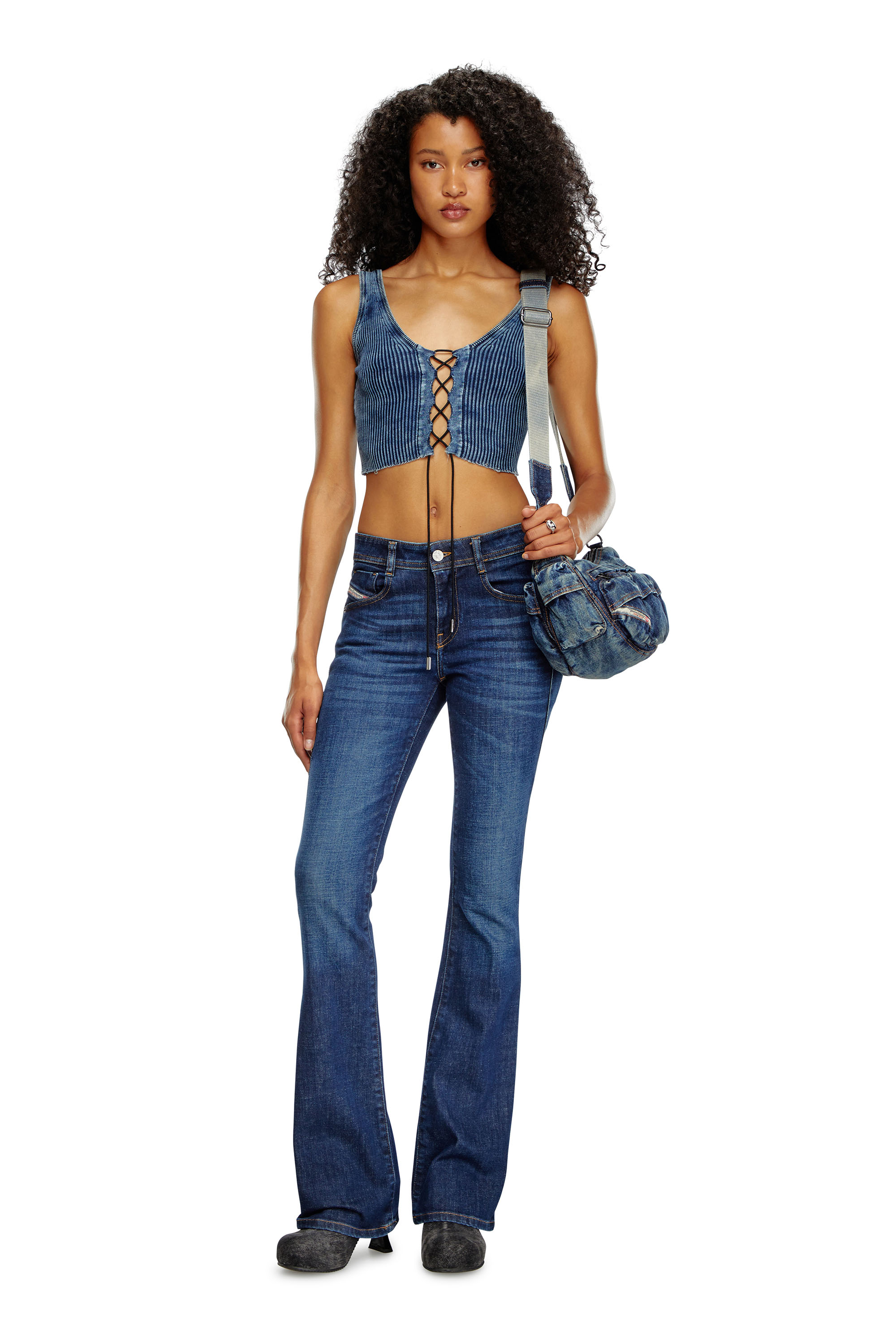 Diesel - Bootcut Jeans 1969 D-Ebbey 09B90 Femme, Bleu Fonc&eacute; - Image 1