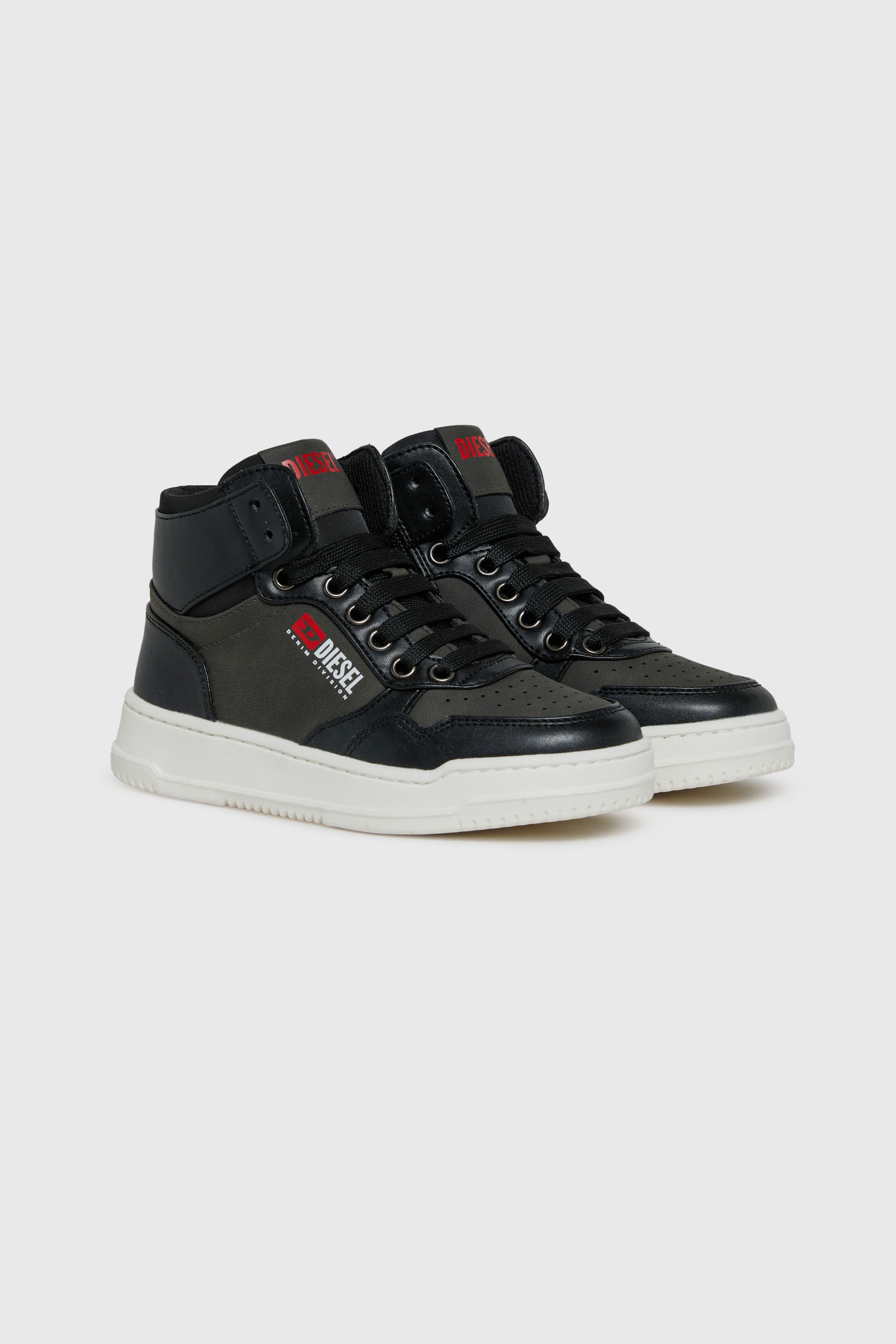 Diesel - S-CASCOUNT-MID, S-Cascount - Baskets montantes perfor&eacute;es Mixte in Noir - 2