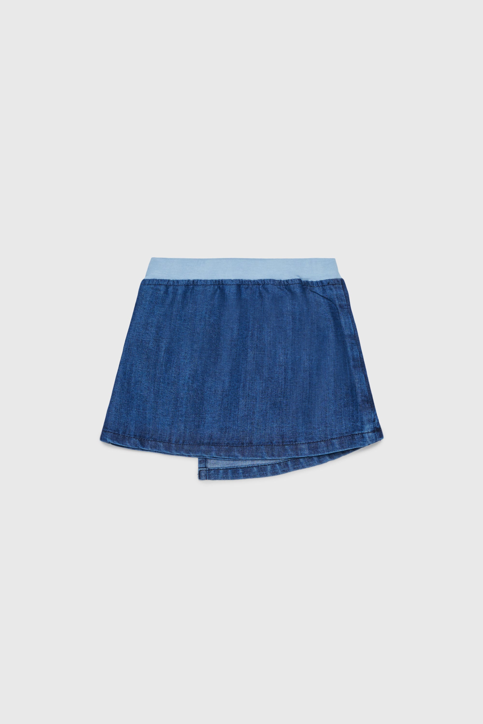 Diesel - GLINIMB, Jupe effet portefeuille en denim Femme in Bleu - 2