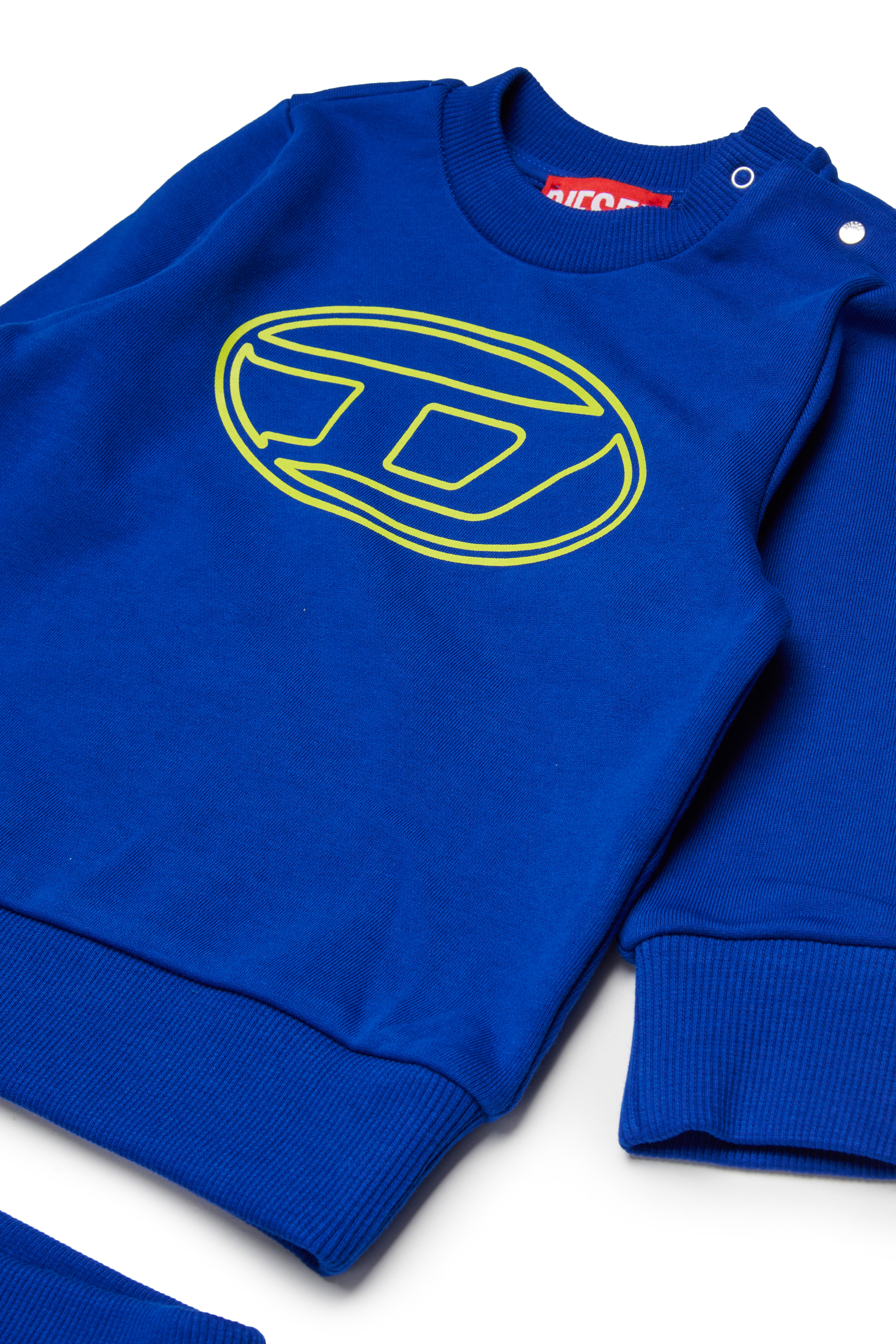 Diesel - STIMOTYB-SET, Combinaison en coton avec logo Mixte in Bleu - 3