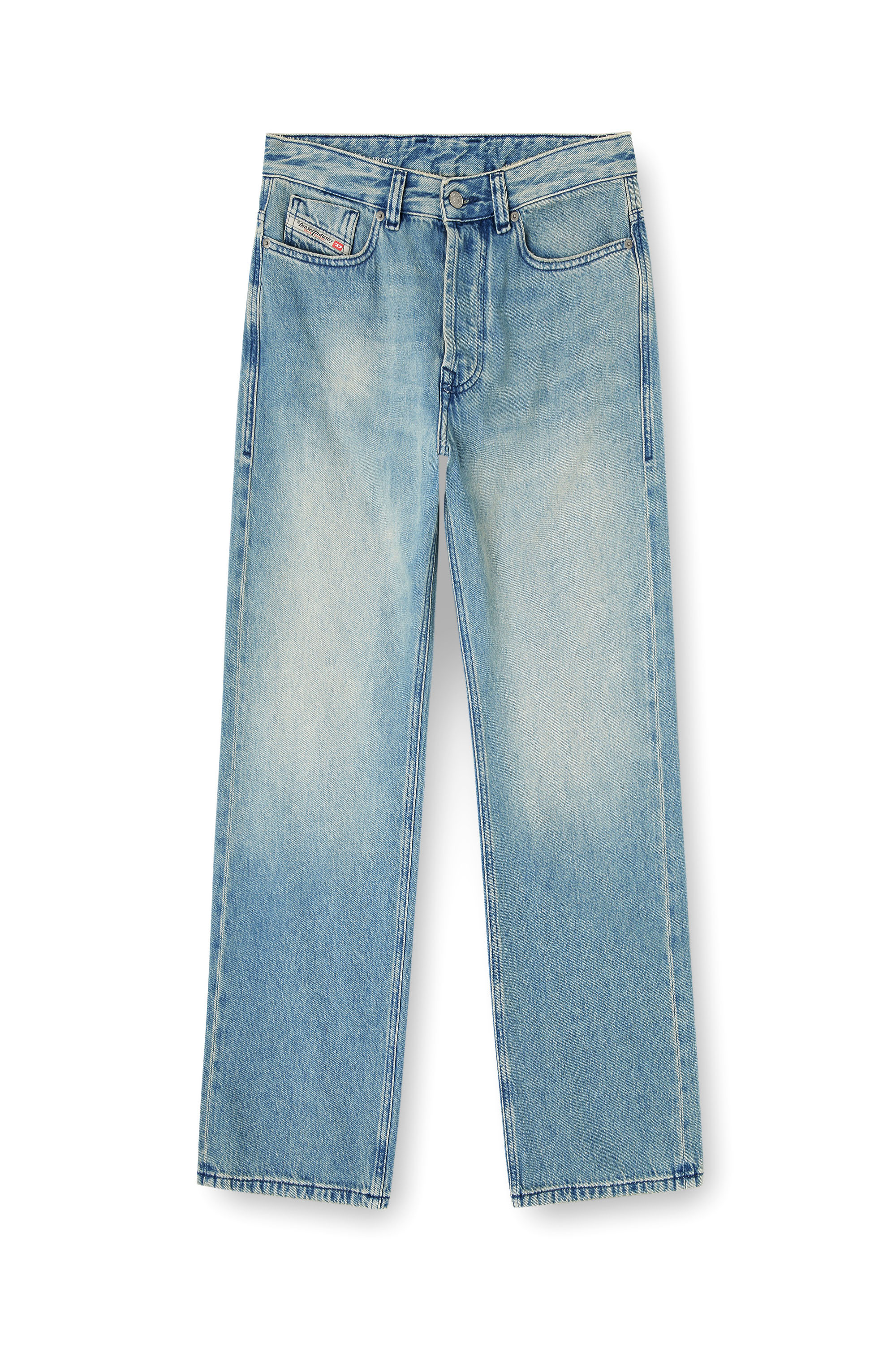 Diesel - Relaxed Jeans 1980 D-Eeper 0BEBF Homme, Bleu Clair - Image 3