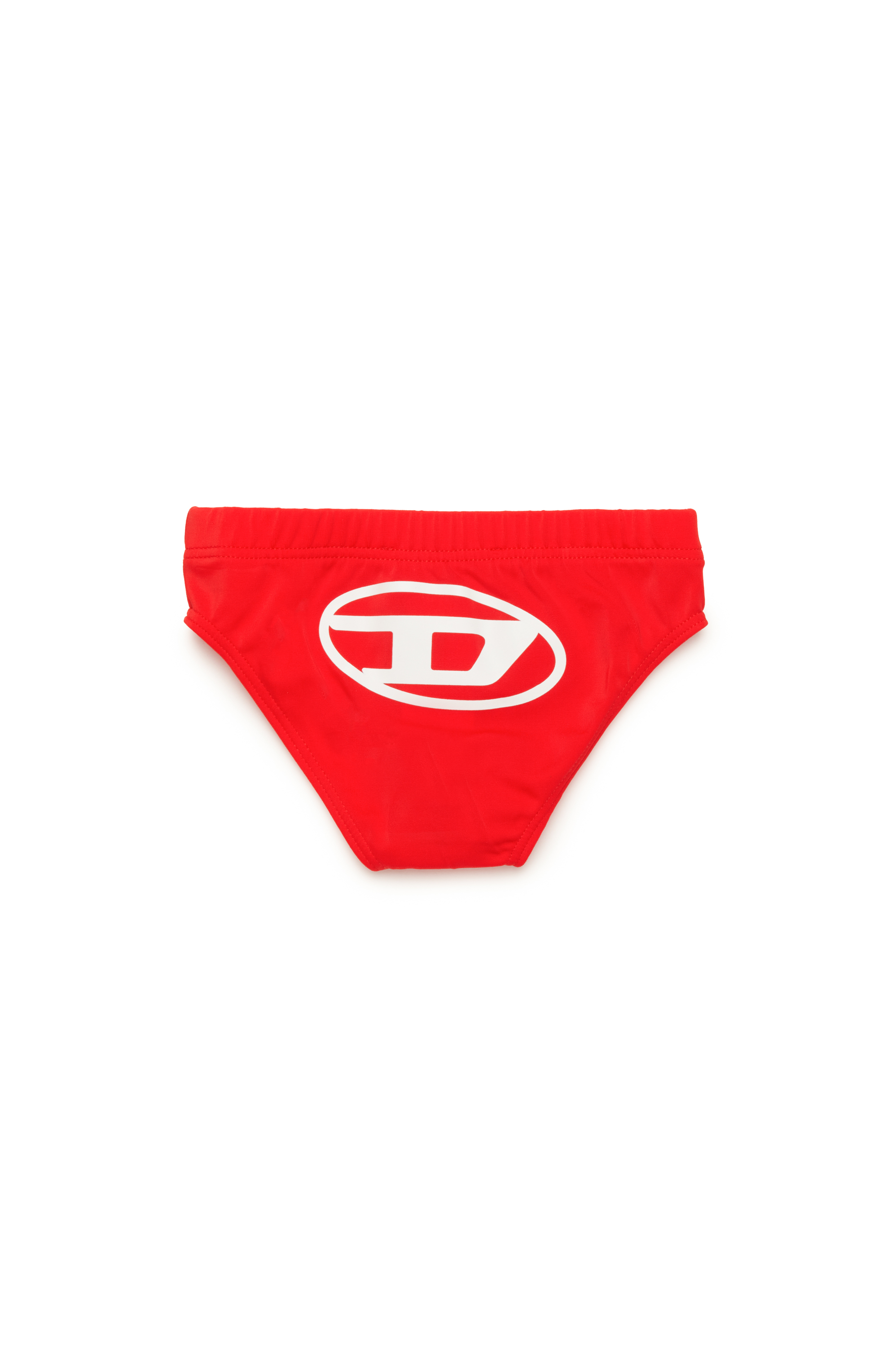 Diesel - MELLIB, Slip de bain avec imprimé Oval D Homme in Rouge - 2