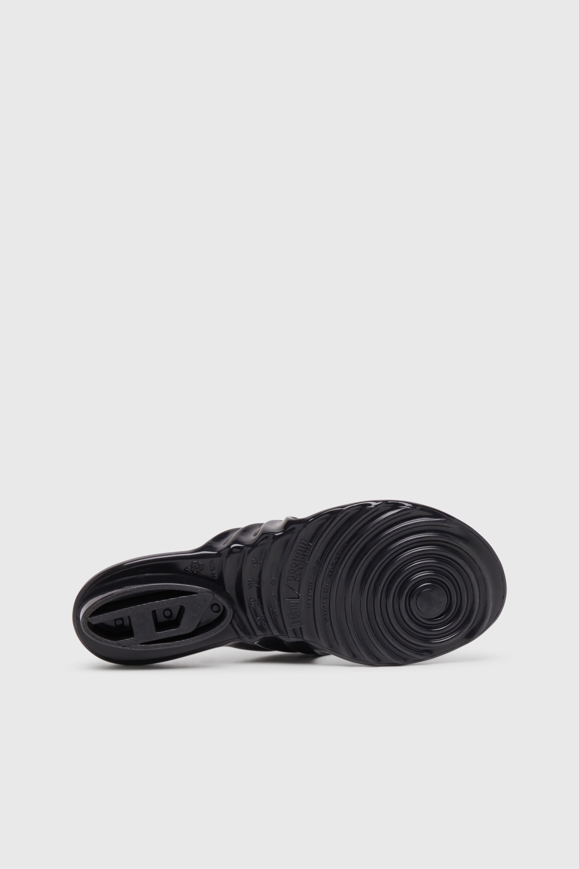 Diesel - MELISSA QUANTUM THONG, Tong sculpturale en Melflex&reg; Femme in Noir - 5