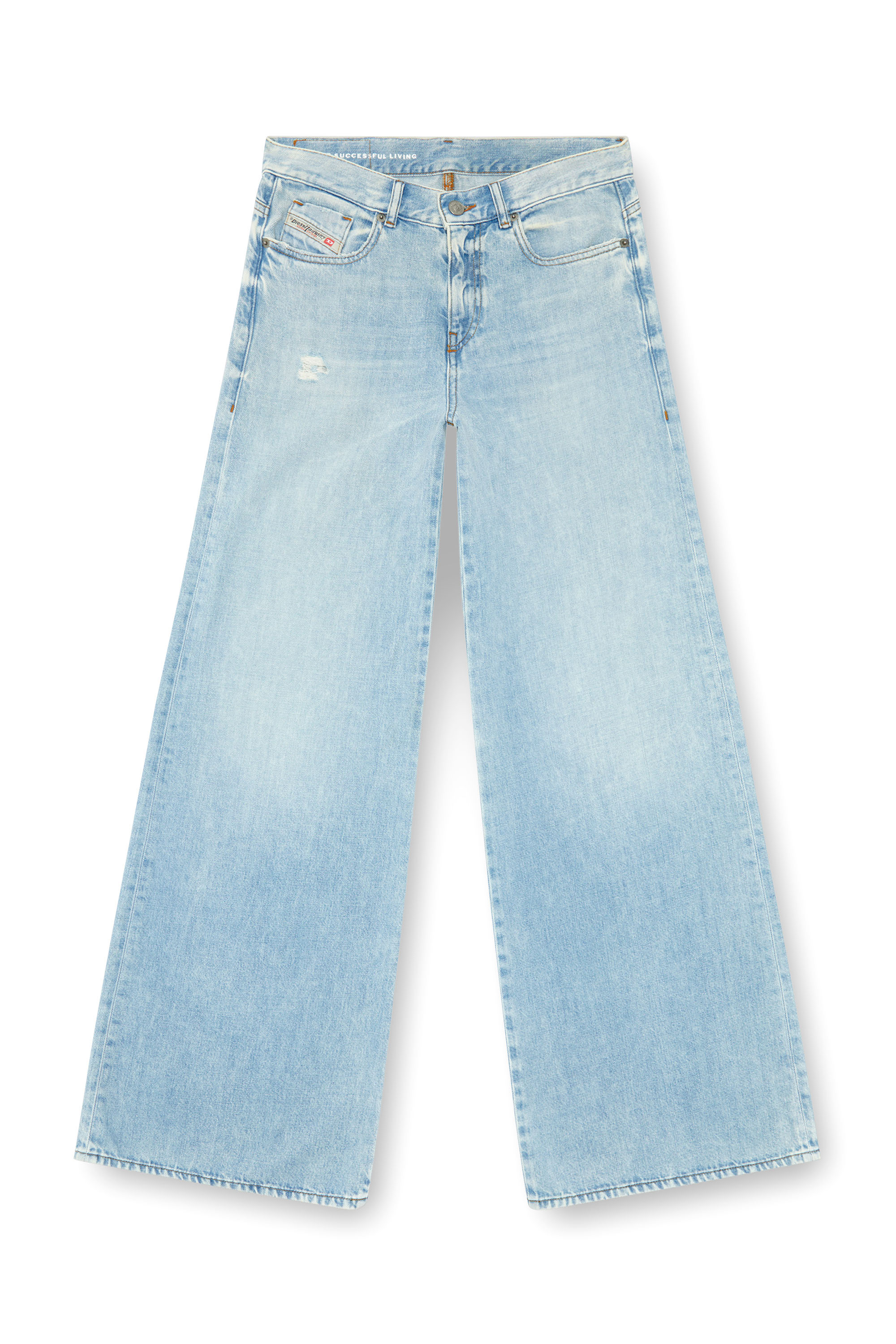 Diesel - Flare Jeans 1978 D-Akemi 068MQ Femme, Bleu Clair - Image 2