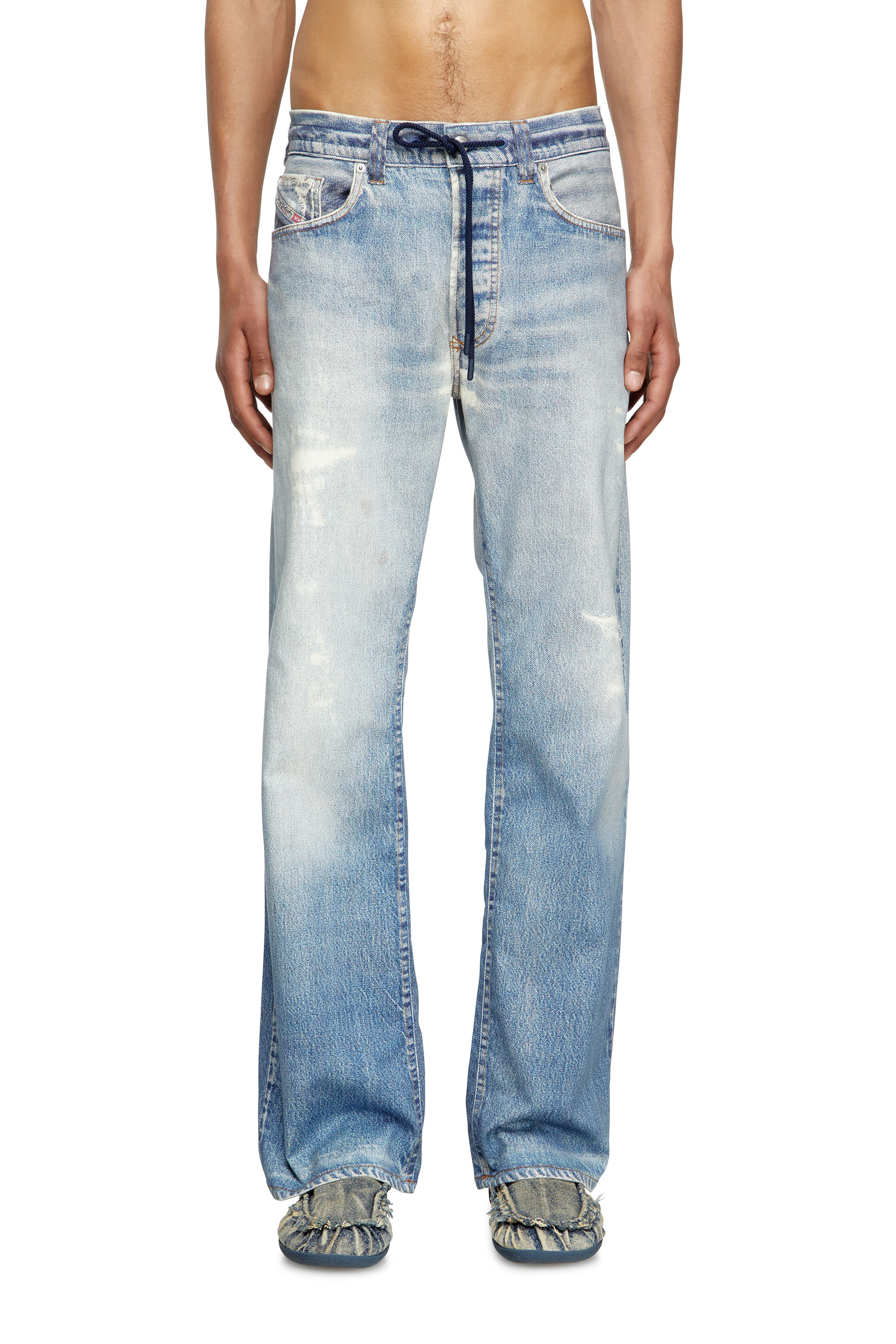 Diesel - Relaxed 2080 D-Reel Joggjeans® 068RX Homme, Bleu Clair - Image 3