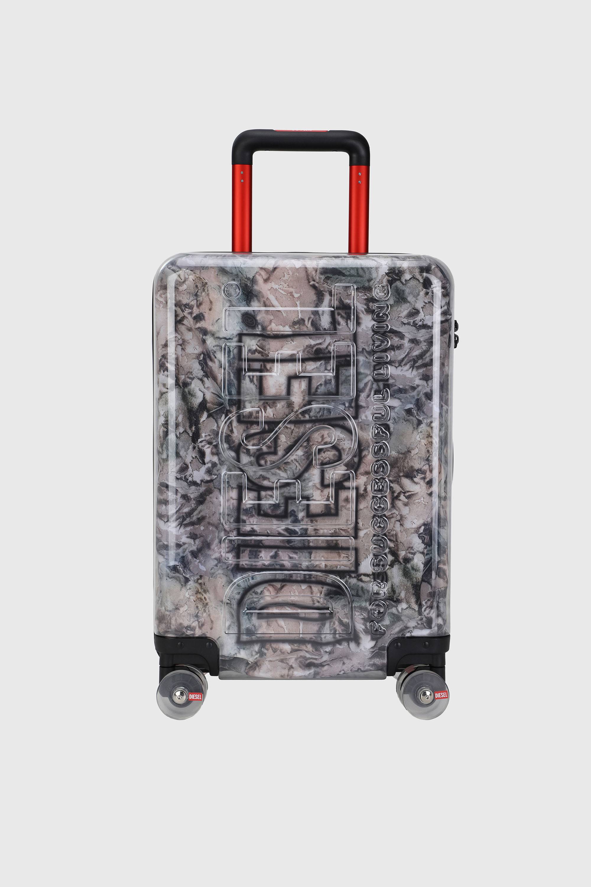 LU0036 HARD LUGGAGE - DSL009, Gris/Rose