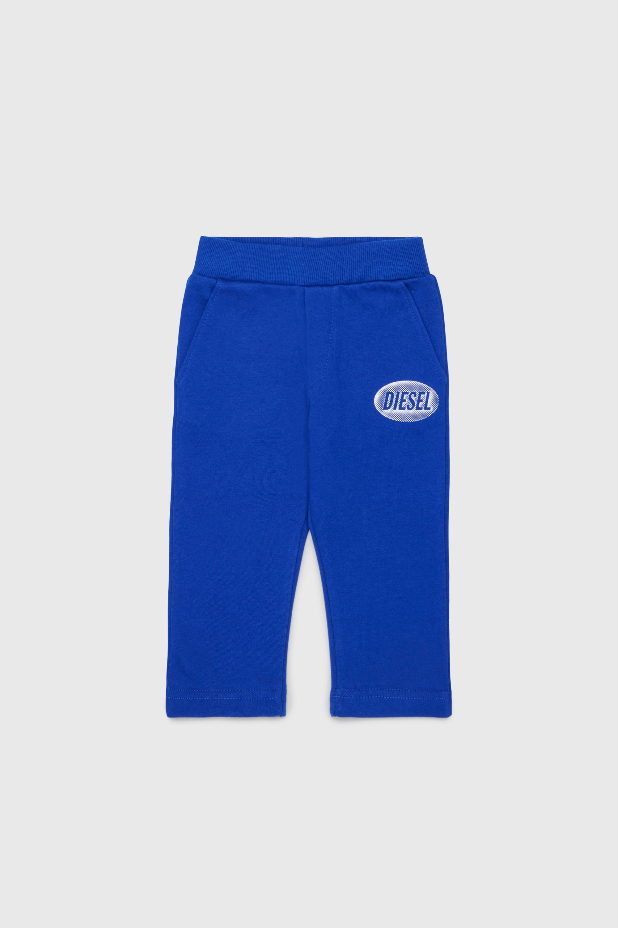 Diesel - PDSELB, Pantalon de surv&ecirc;tement en coton avec logo imprim&eacute; Mixte in Bleu - 1
