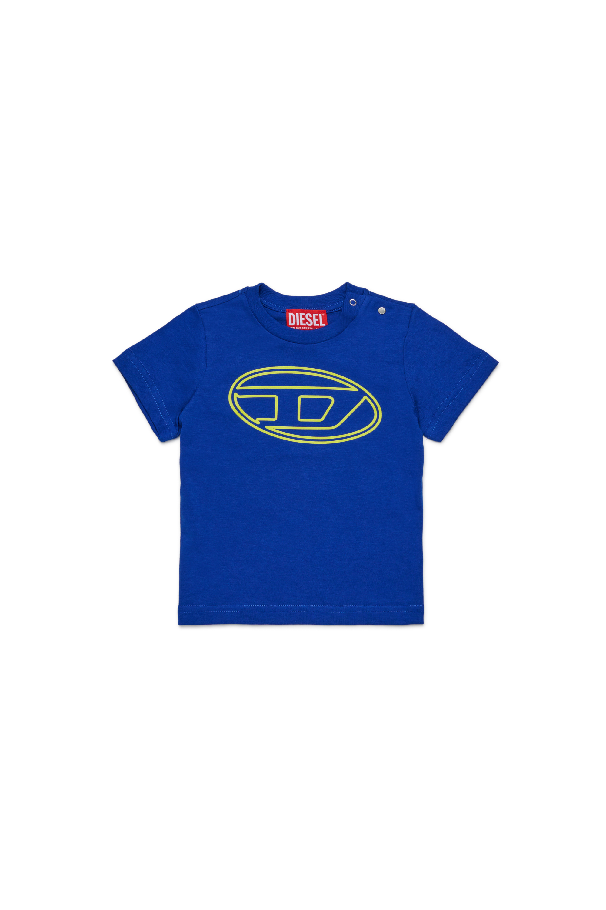 Diesel - TIMOTYB, T-shirt en coton avec logo Mixte in Bleu - 1