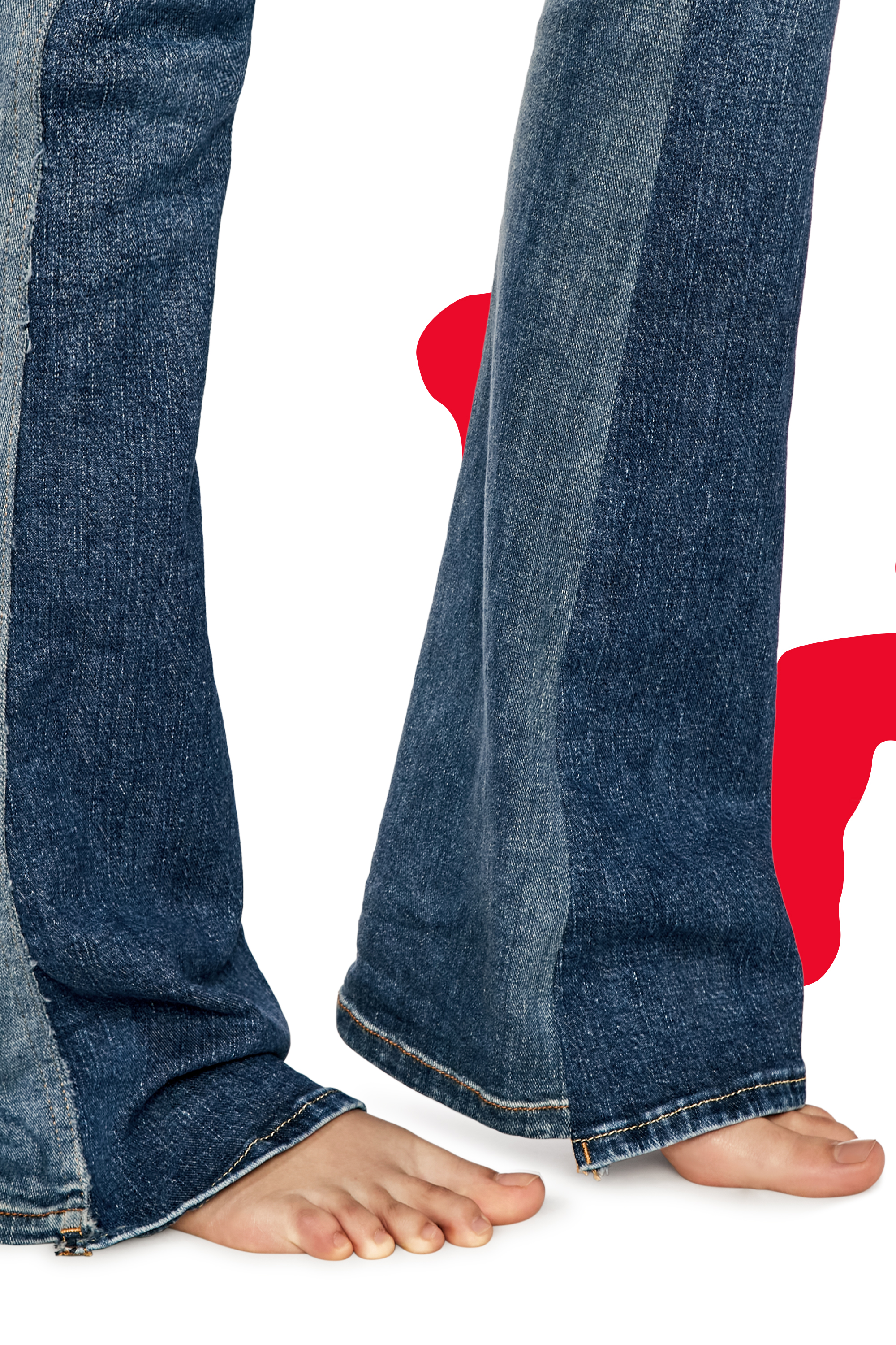 Diesel - Woman's Bootcut Jeans Dieseloves 02 09K46, Medium blue - 5