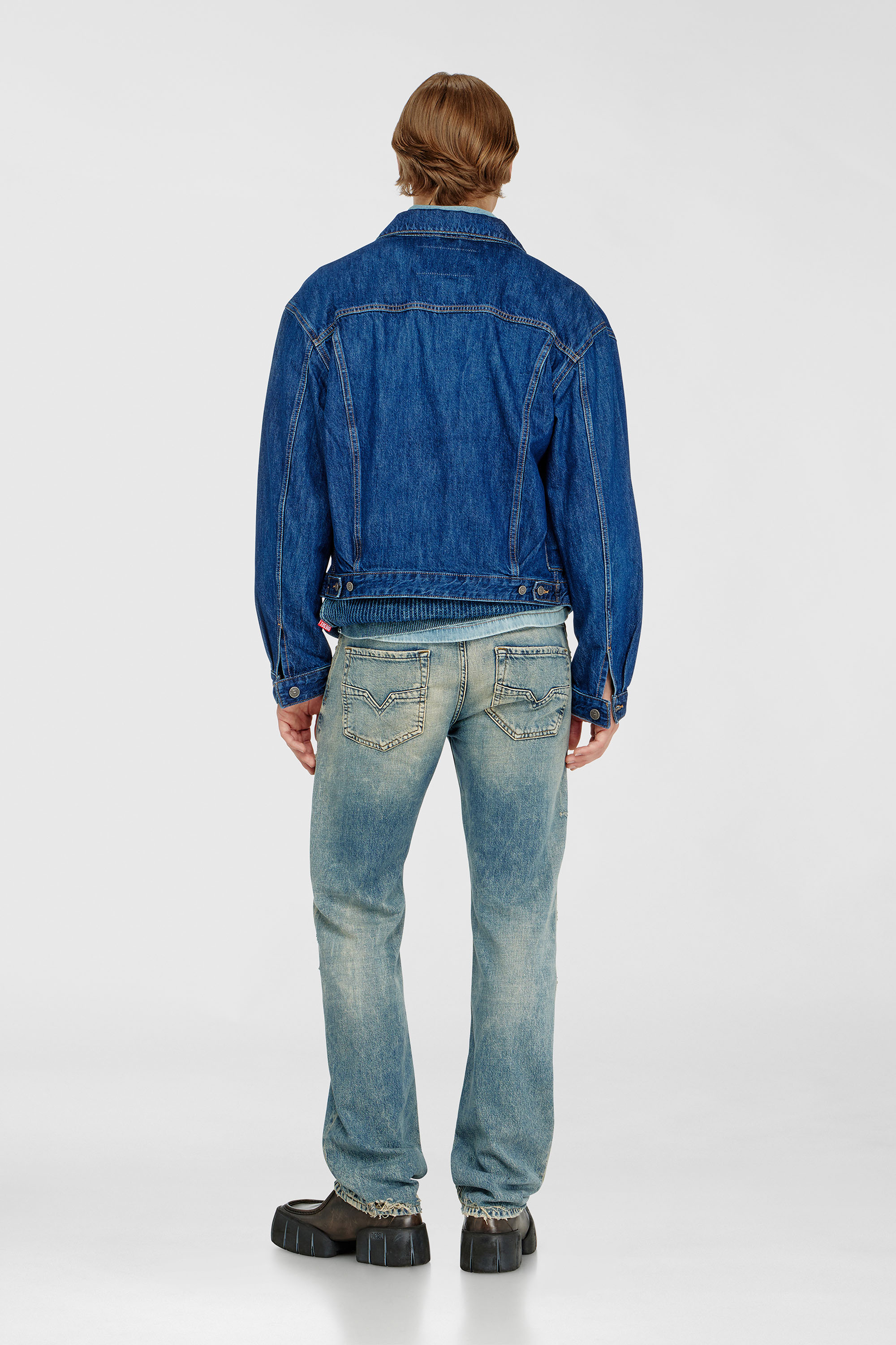 Diesel - Regular Jeans 1985 Larkee 09P62 Homme, Bleu moyen - Image 3