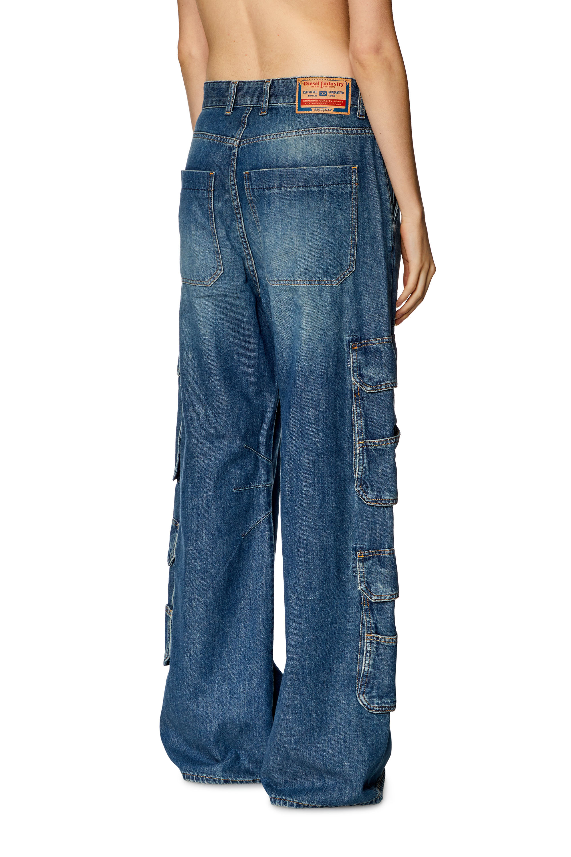 Diesel - Straight Jeans 1996 D-Sire 0NJAN, Bleu Clair - Image 4