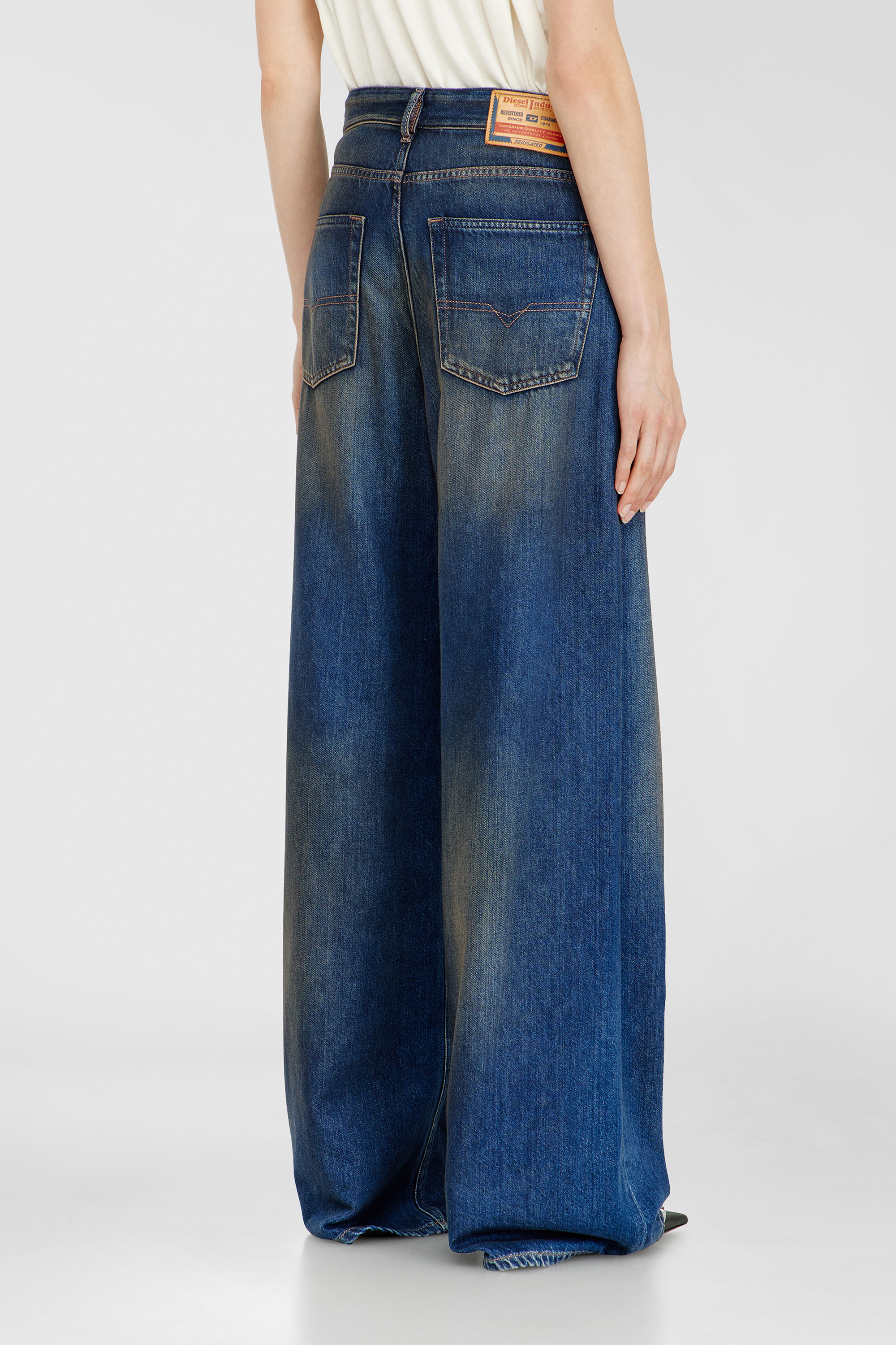 Diesel - Relaxed Jeans 1996 D-Sire 09P47 Femme, Bleu Fonc&eacute; - Image 5