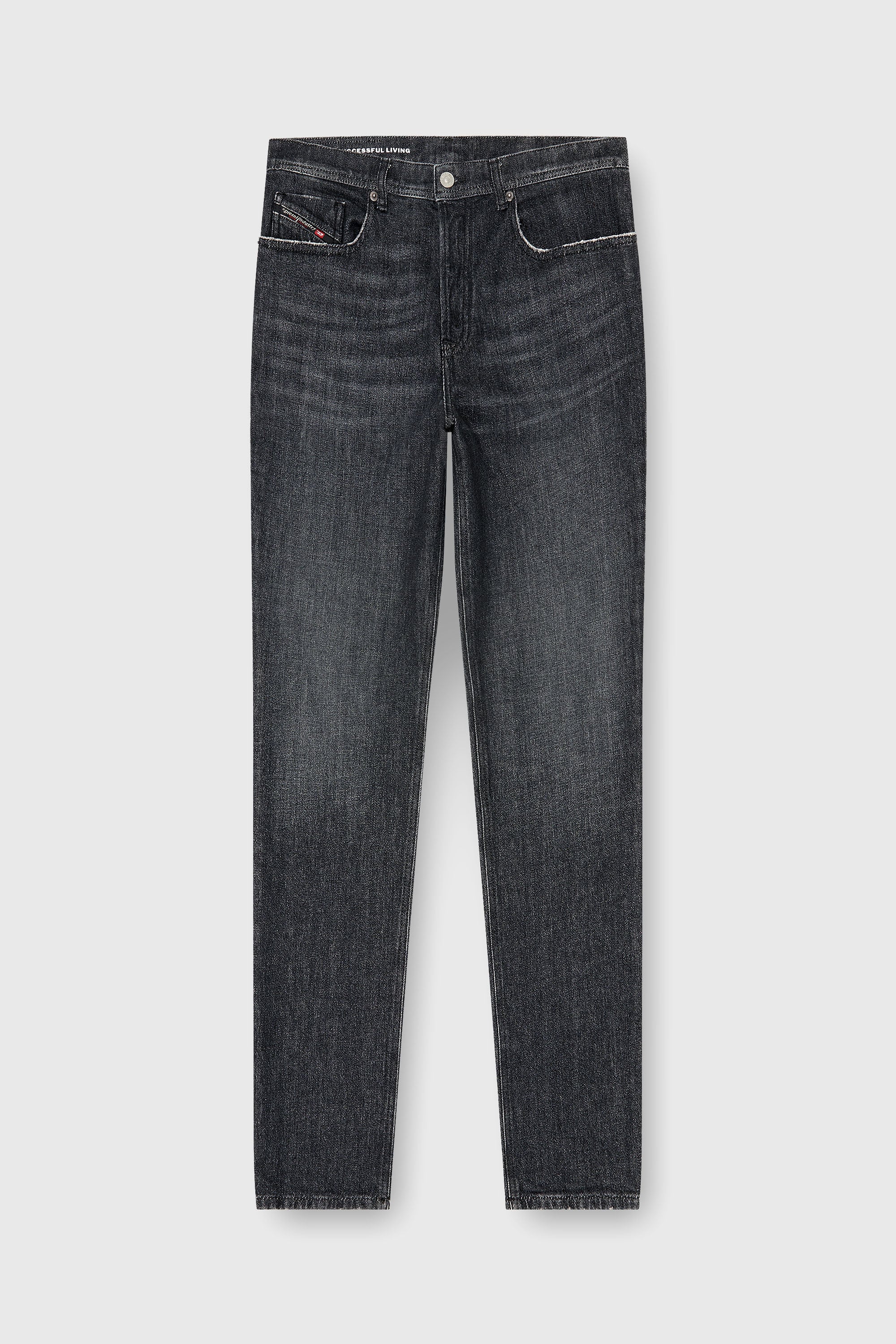 Diesel - Man's Regular Jeans 2023 D-Finitive 09P79, Black/Dark grey - 2