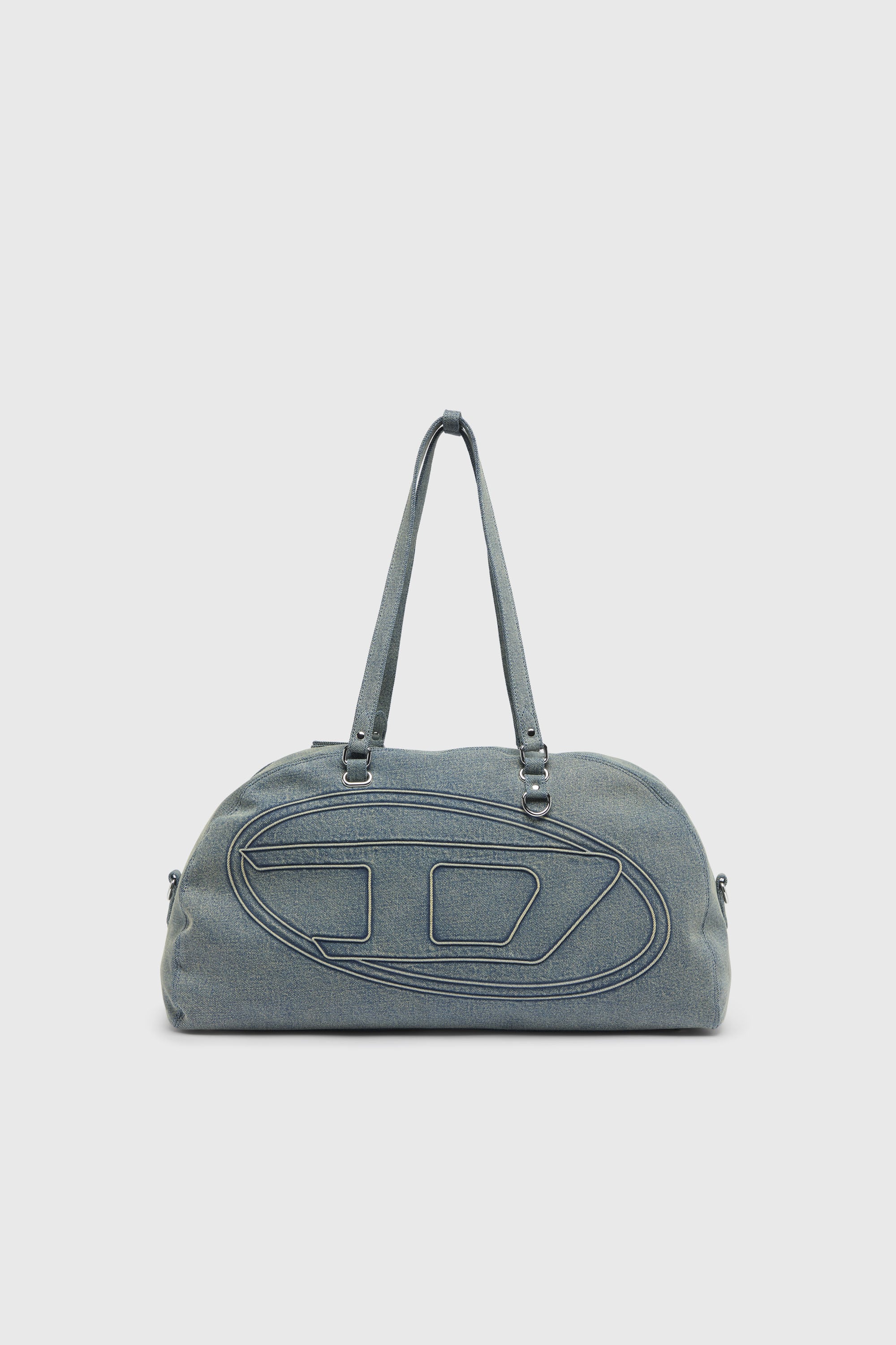 Diesel - 1DR DOME SOFT DUFFLE XL, Unisex's 1DR Dome-Duffle bag in denim with Oval D logo in Light Blue - 1