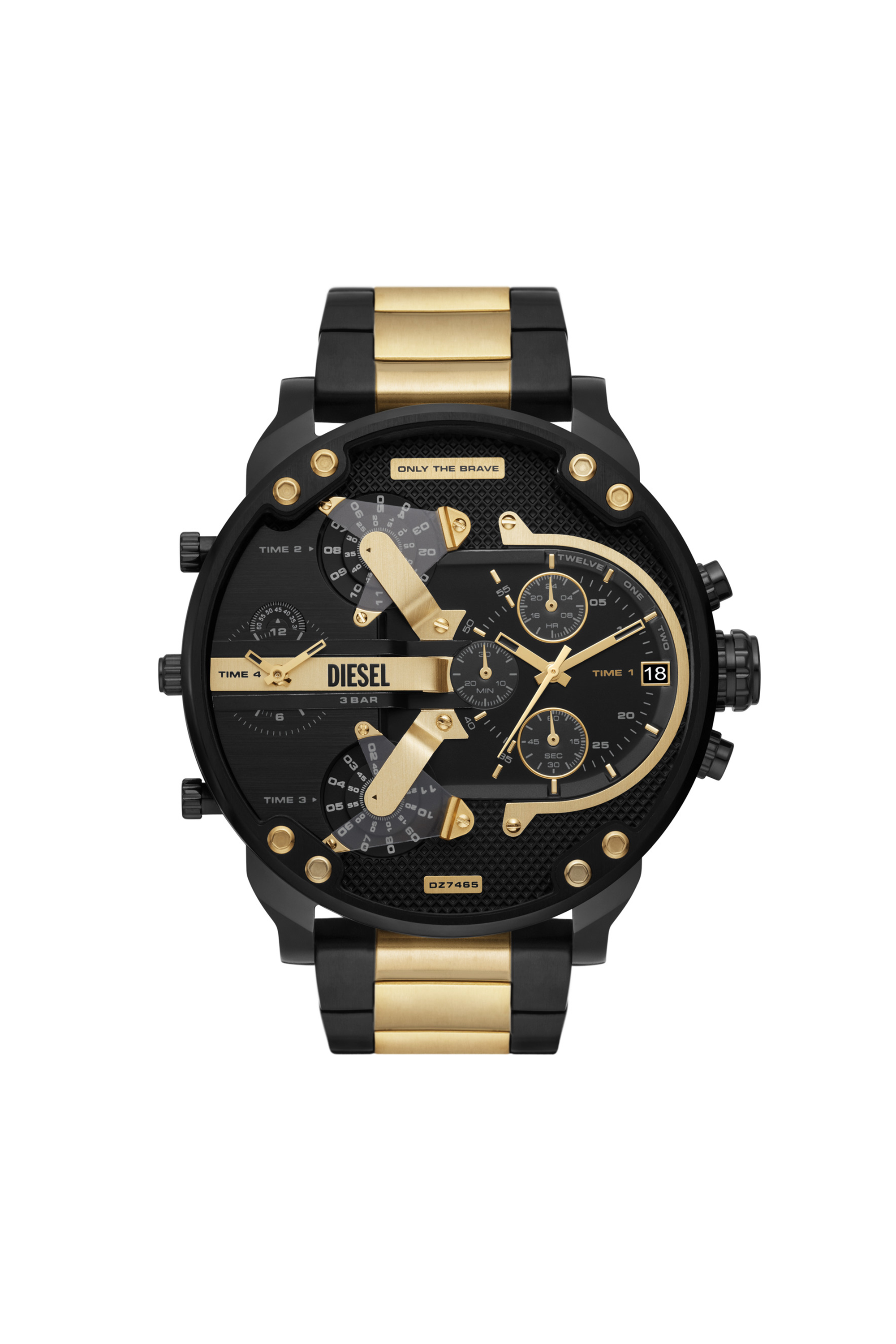 Diesel - DZ7465, Black/Gold - Image 1