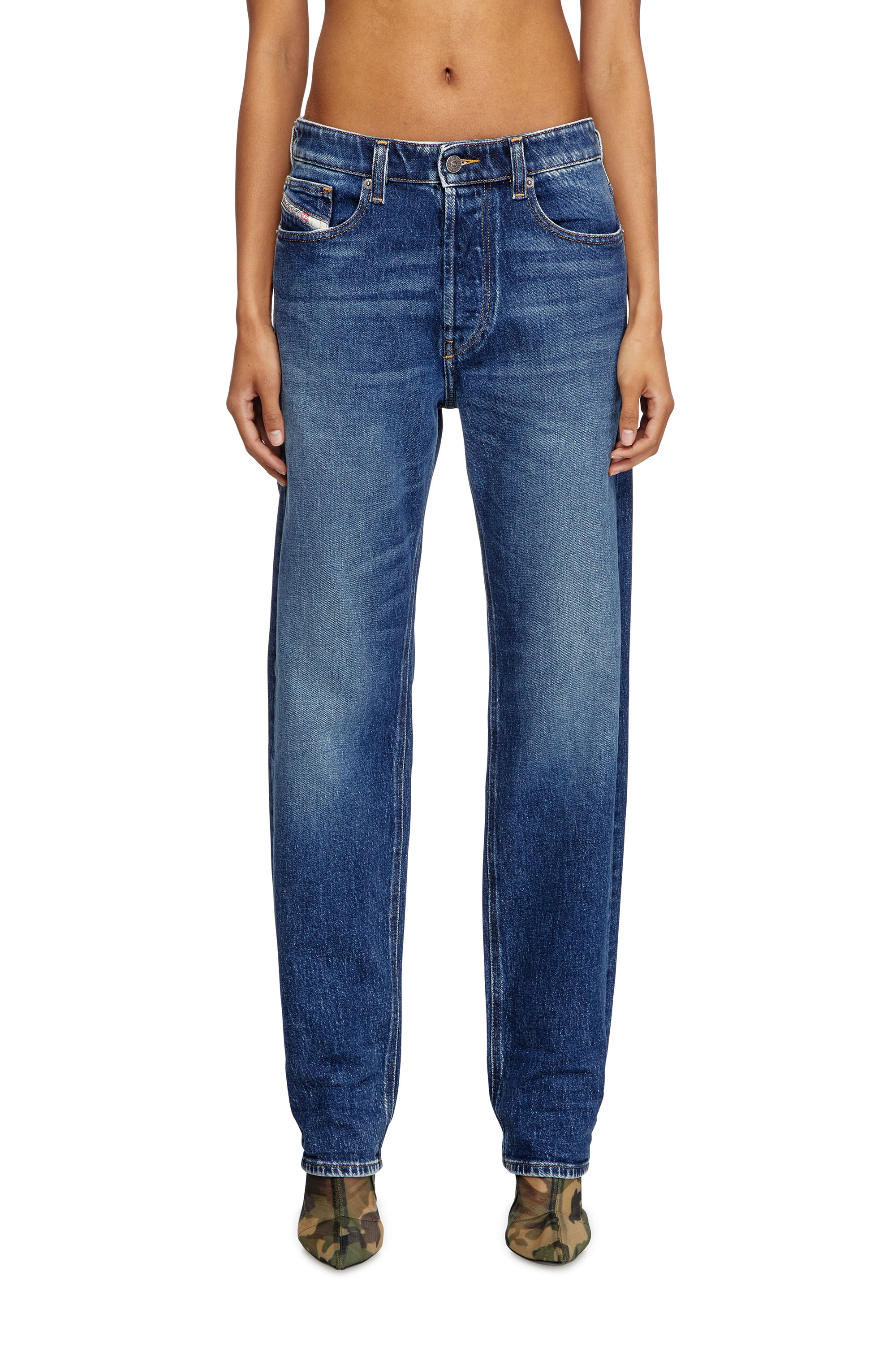 Diesel - Regular Jeans 1988 D-Ark 09L21 Femme, Bleu moyen - Image 3
