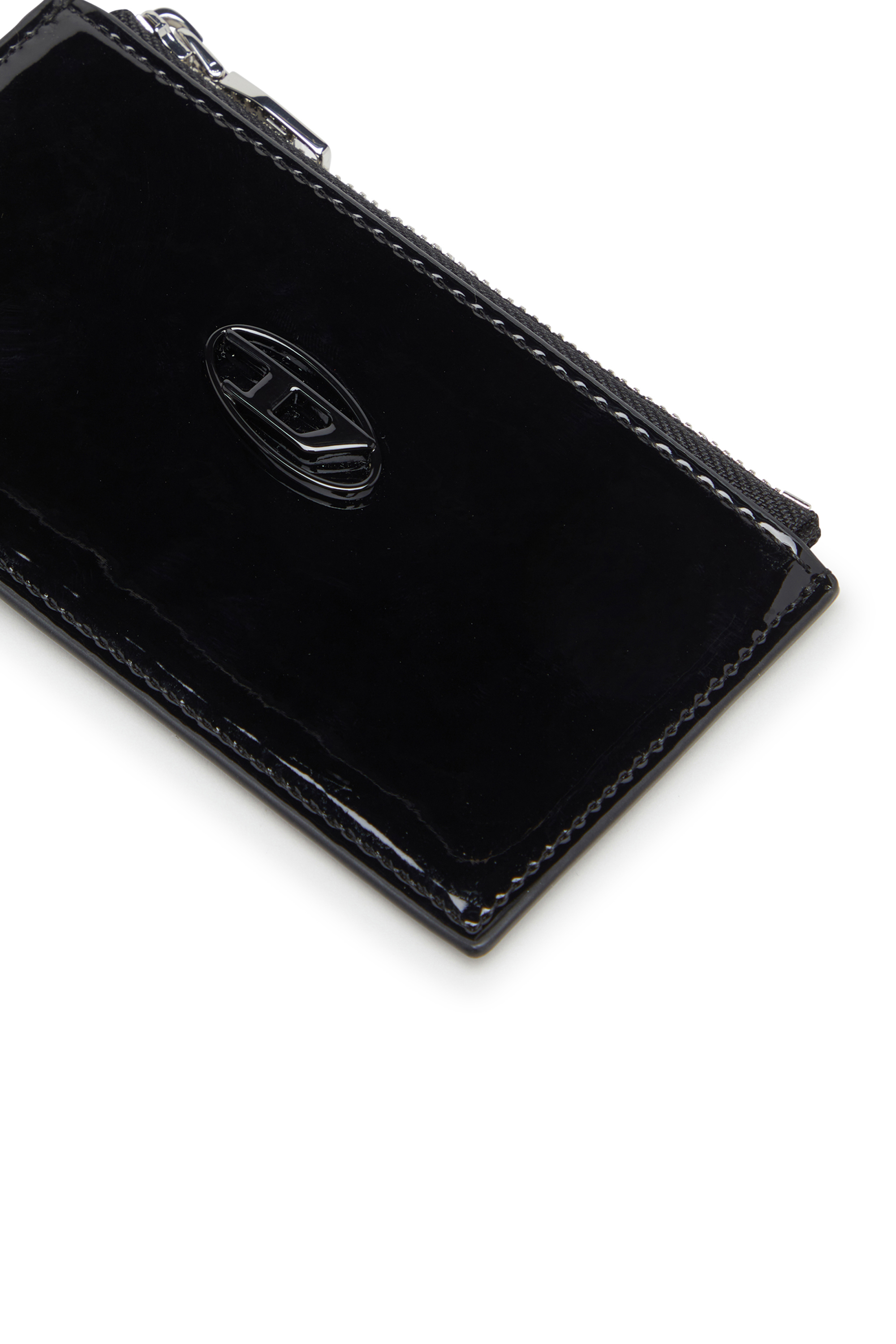 Diesel - PLAY CARD HOLDER III, Porte-cartes avec finition brillante Femme in Noir - 3