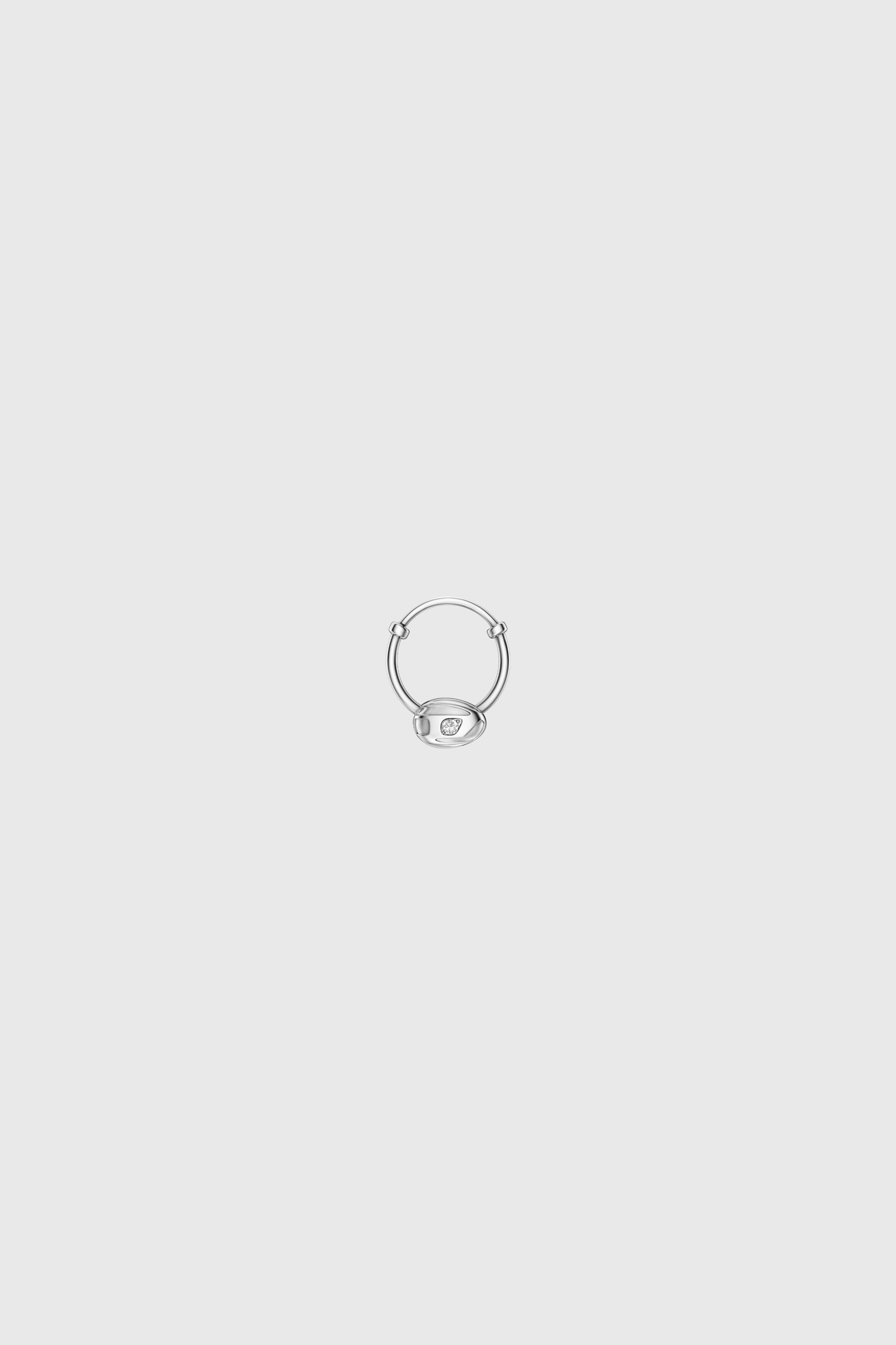 Diesel - DX1703040 JEWELLERY, Cr&eacute;ole en acier inoxydable Mixte in Gris argent&eacute; - 2