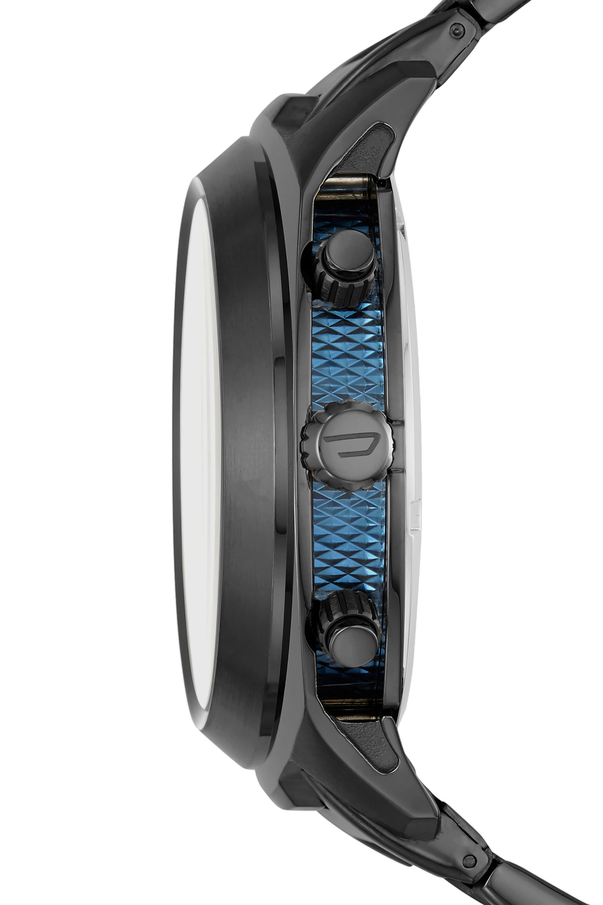 Diesel - DZ4510, Man's Tumbler chronograph gunmetal stainless steel watch in Black - 2