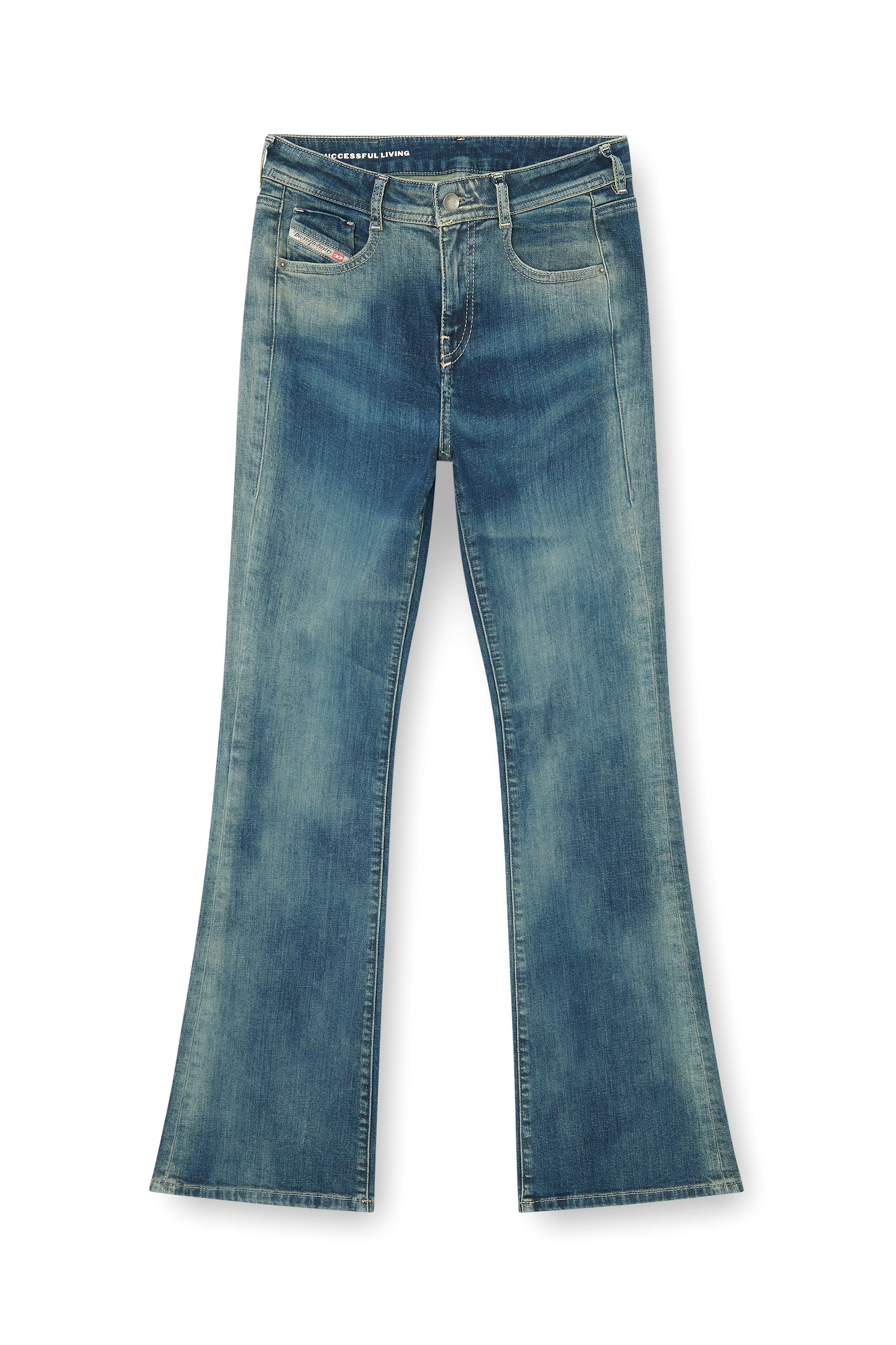 Diesel - Bootcut Jeans 1969 D-Ebbey 09P41 Femme, Bleu moyen - Image 3