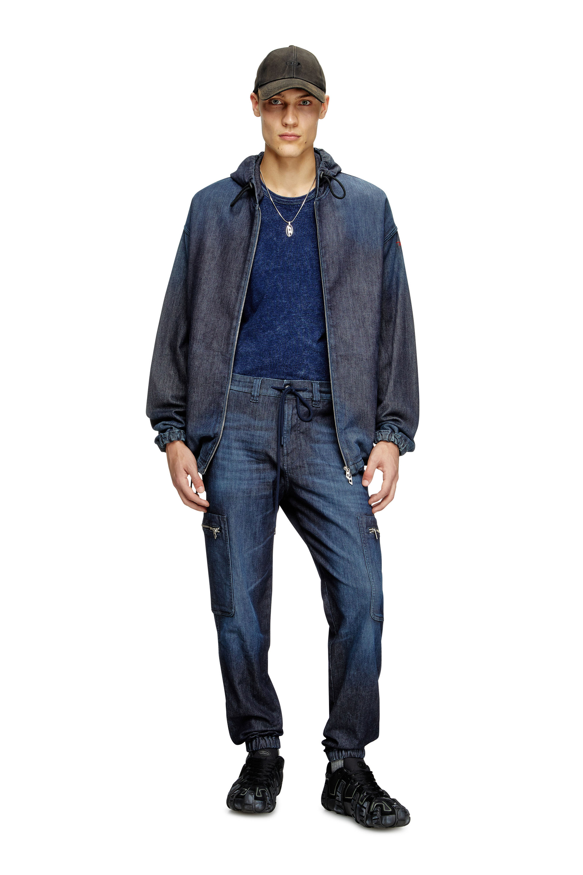 Diesel - Slim D-Lab JoggJeans® 09L11 Mixte, Bleu Foncé - Image 2