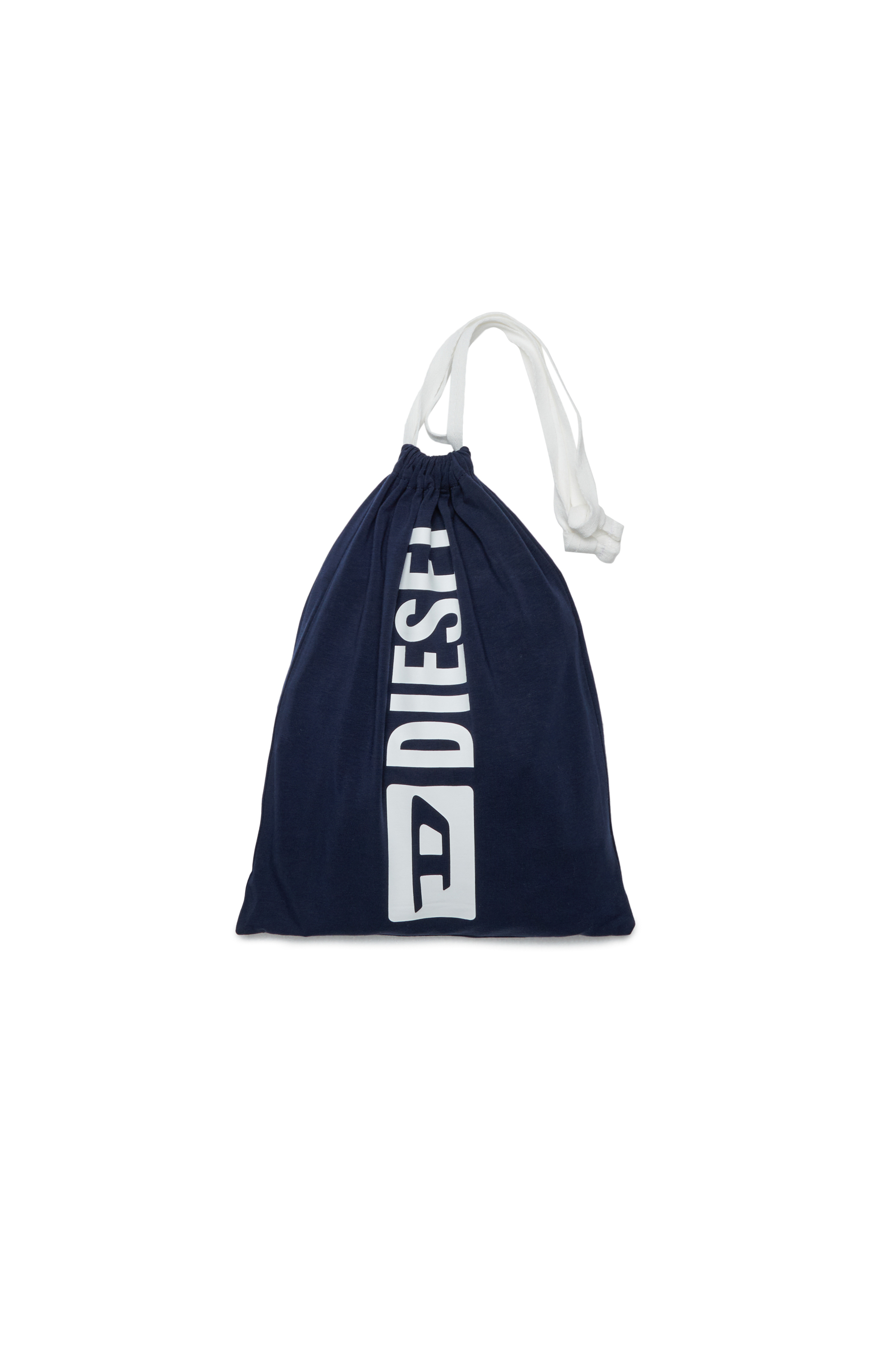 Diesel - UNIV, Man's Pyjama set in stretch cotton in Blue/White - 4