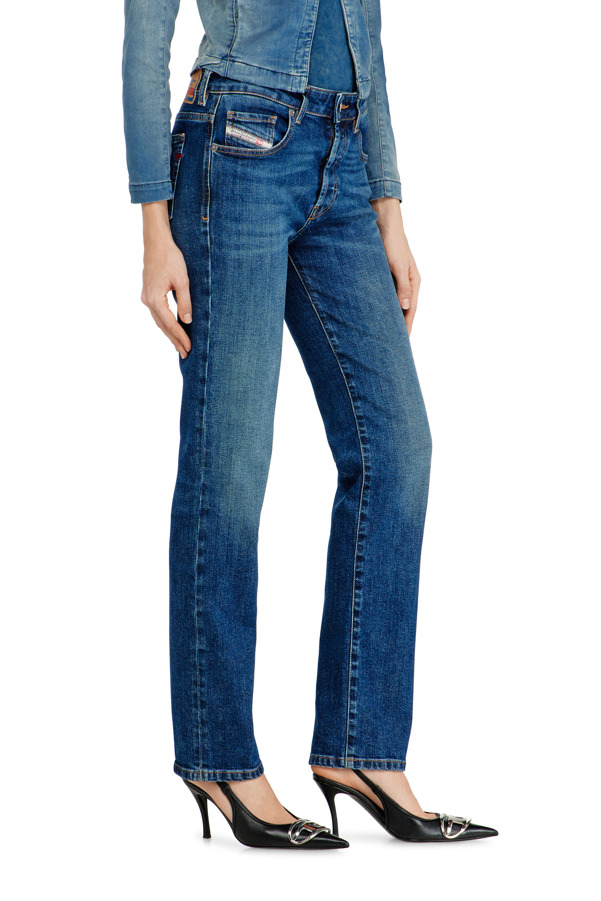 Diesel - Regular Jeans 1989 D-Mine 09I28 Femme, Bleu Fonc&eacute; - Image 7