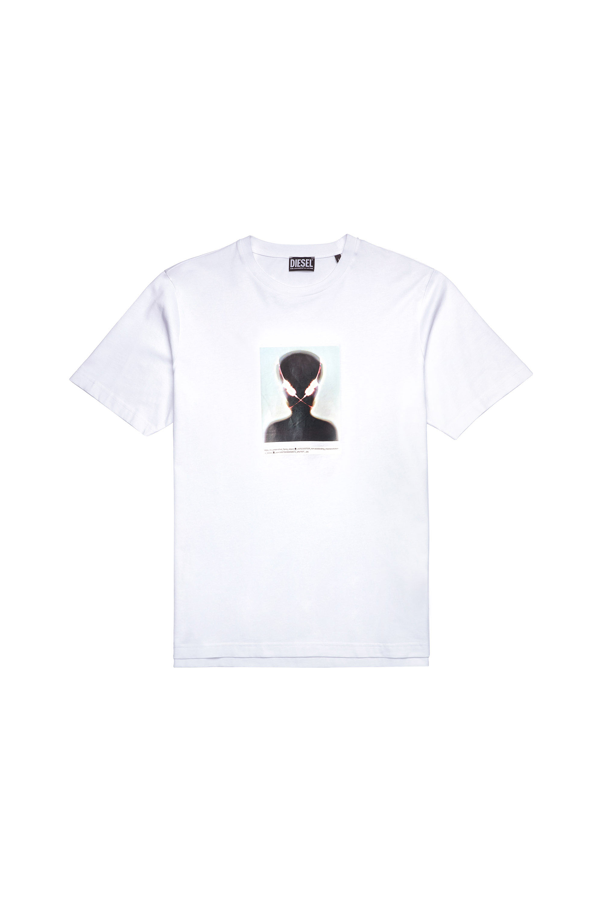 T-DIEGOS-SLITS-B81, White - T-Shirts
