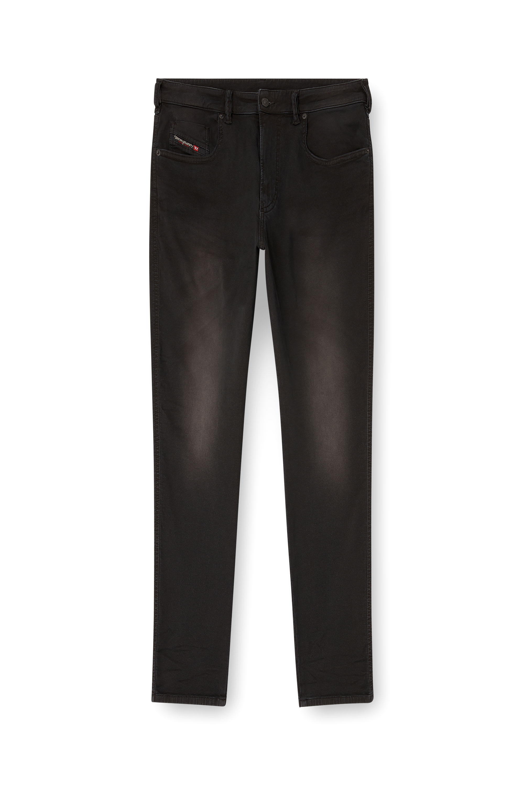 Diesel - Slim 2062 D-Strukt Joggjeans® 0670M Homme, Noir/Gris foncé - Image 3