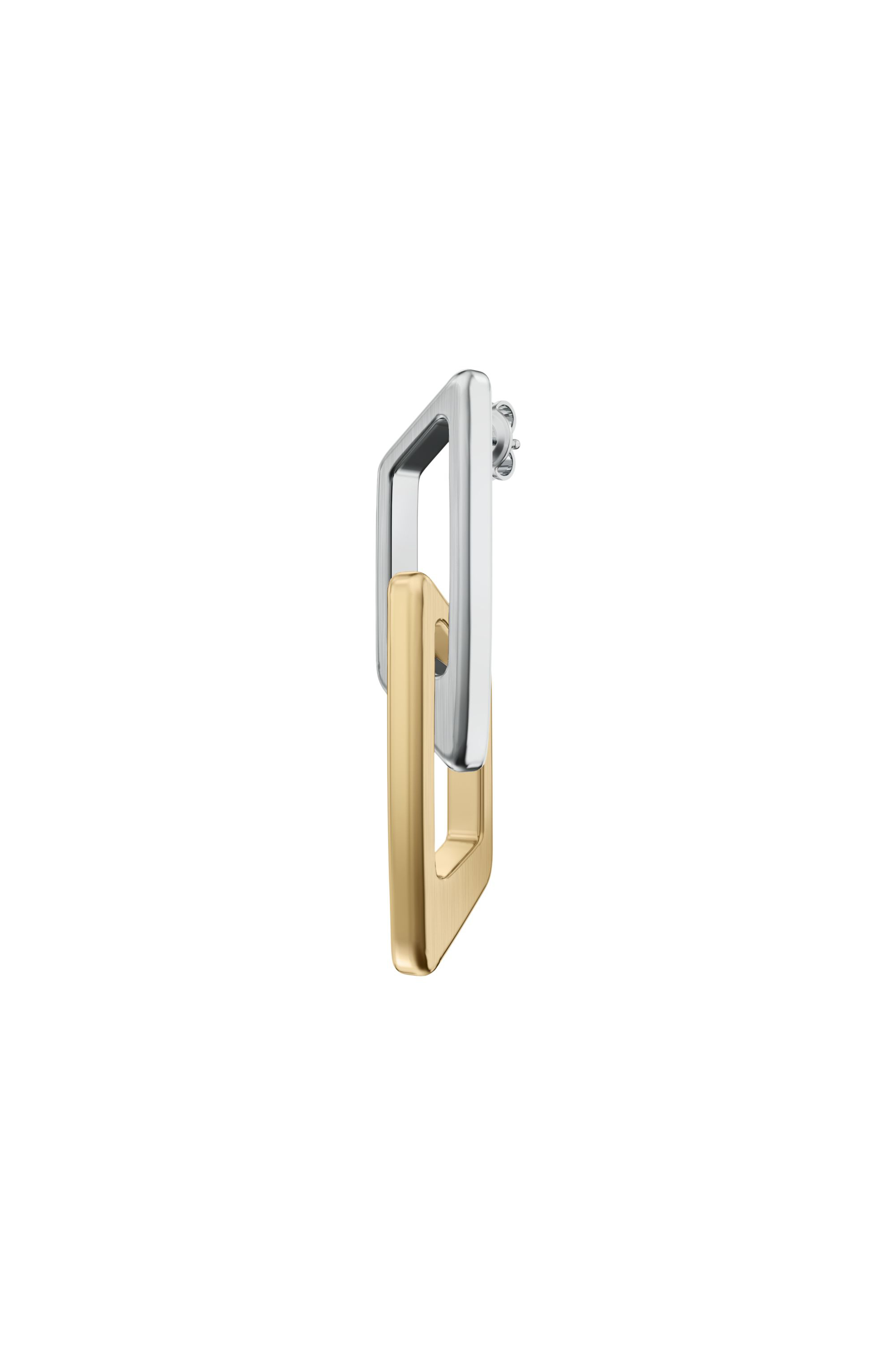 Diesel - DX1685931  JEWELLERY, Unisex's Stainless steel drop earring in Silver/Gold - 1