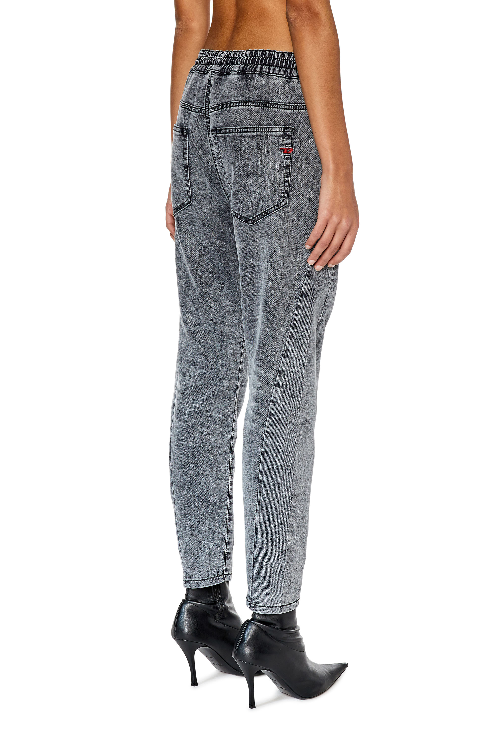 Diesel - Fayza JoggJeans® 068DW Boyfriend, Light Grey - Image 3
