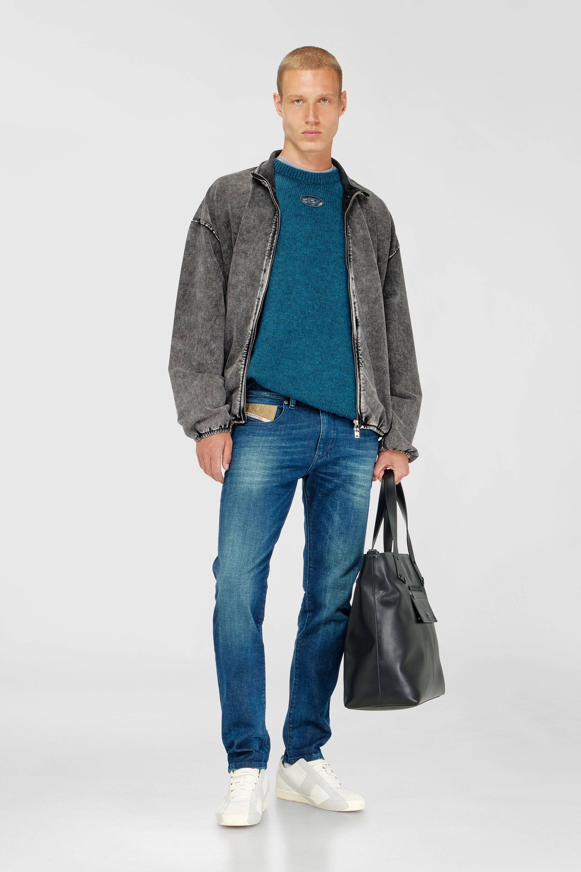Diesel - Slim Jeans 2019 D-Strukt 0PBBZ Homme, Bleu moyen - Image 2