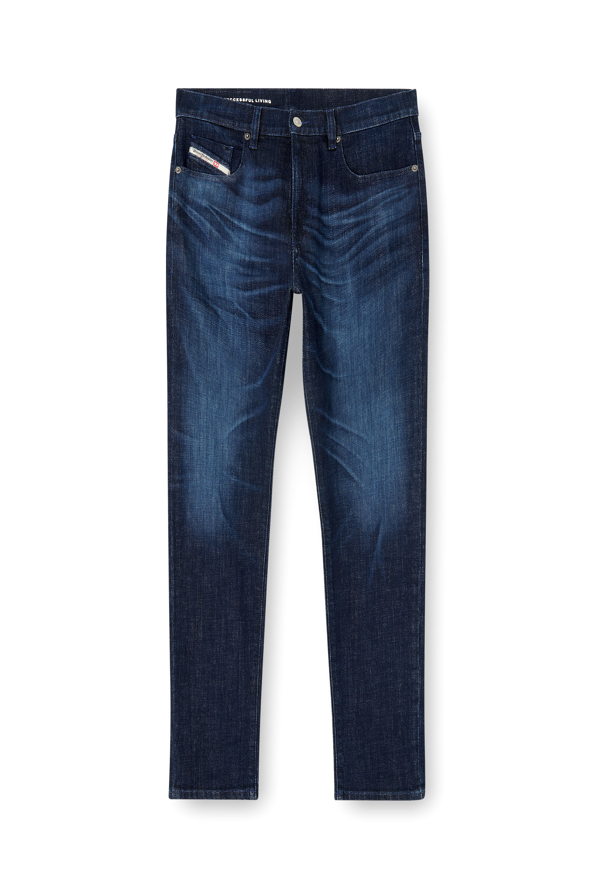 Diesel - Slim Jeans 2019 D-Strukt 0ADBL Homme, Bleu Fonc&eacute; - Image 3