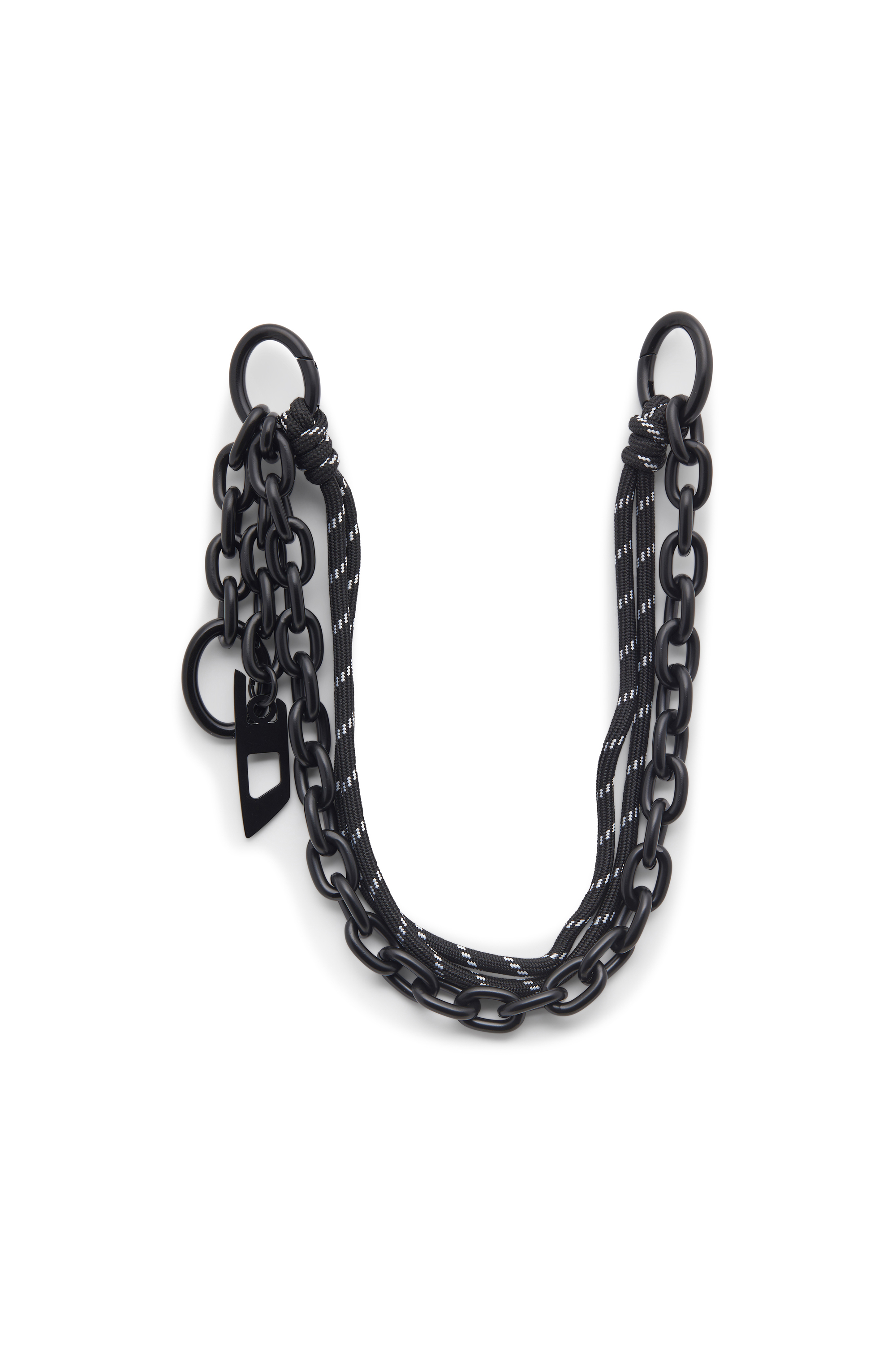 Diesel - CHAIN-D L, Charme en cha&icirc;ne et corde Mixte in Noir - 1