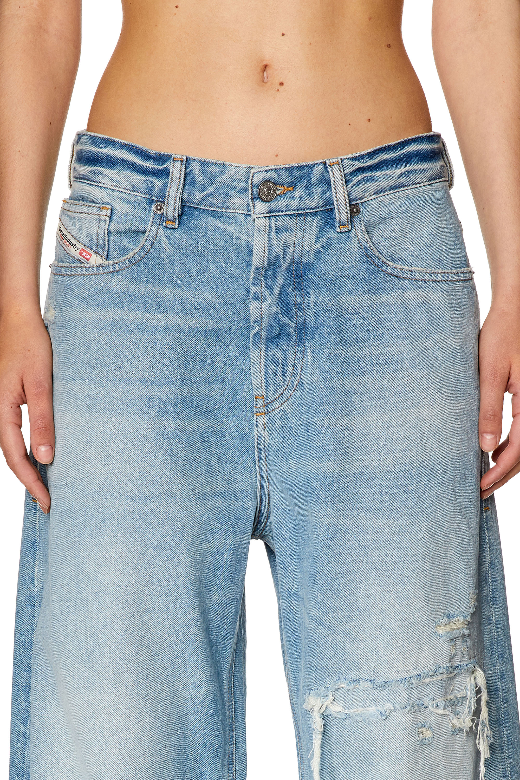 Diesel - Relaxed Jeans 1996 D-Sire 09E25 Femme, Bleu Clair - Image 5