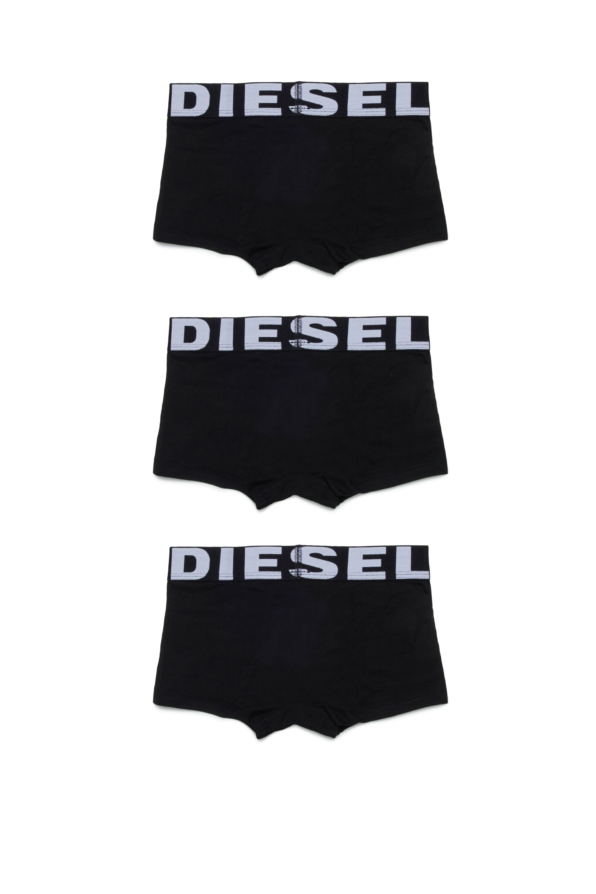 Diesel - UMBX-UPARRYTHREEPACK-DSL, Homme Boxer avec taille à maxi logo in Noir - Image 2