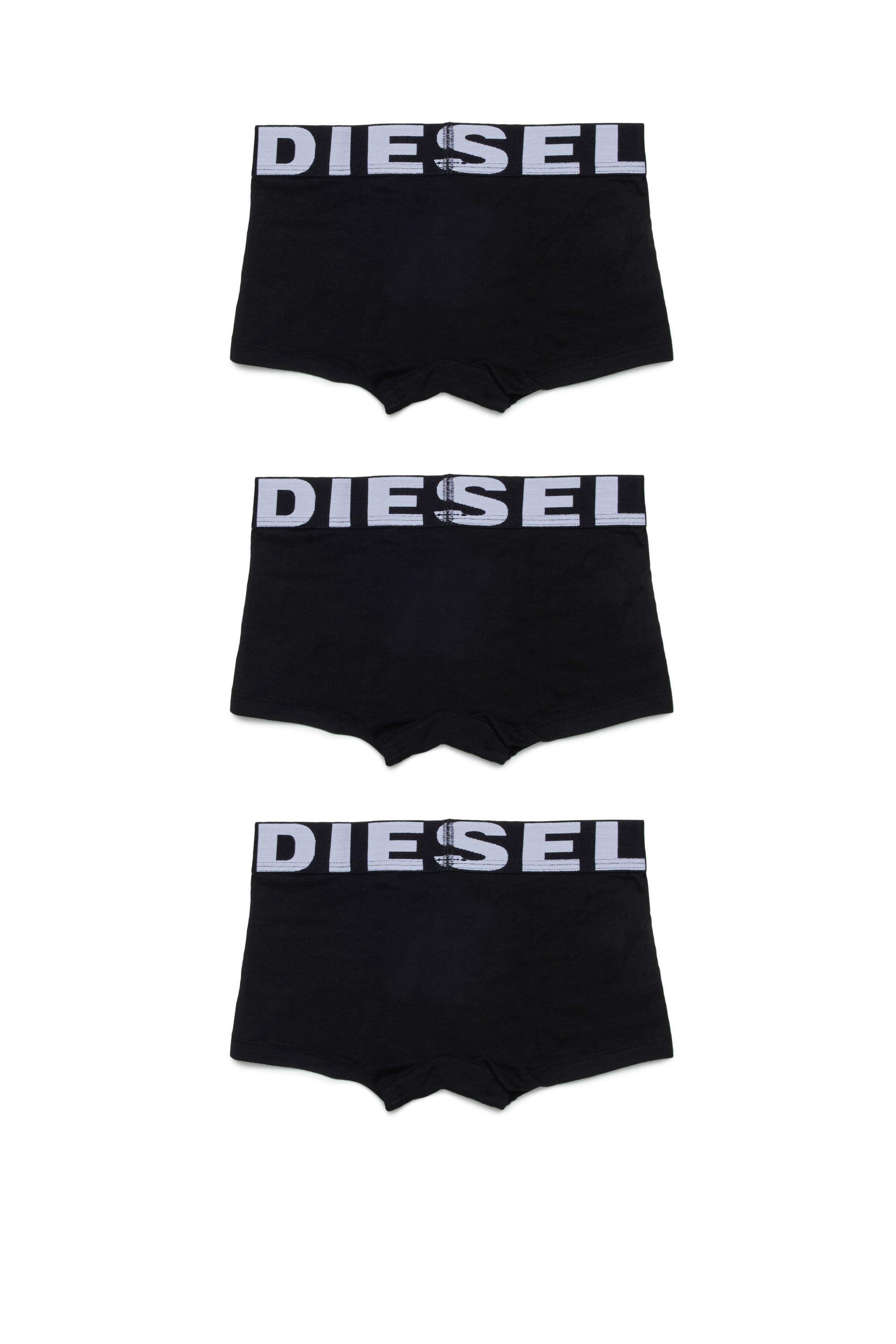 Diesel - UMBX-UPARRYTHREEPACK-DSL, Boxer avec taille à maxi logo Homme in Noir - 2
