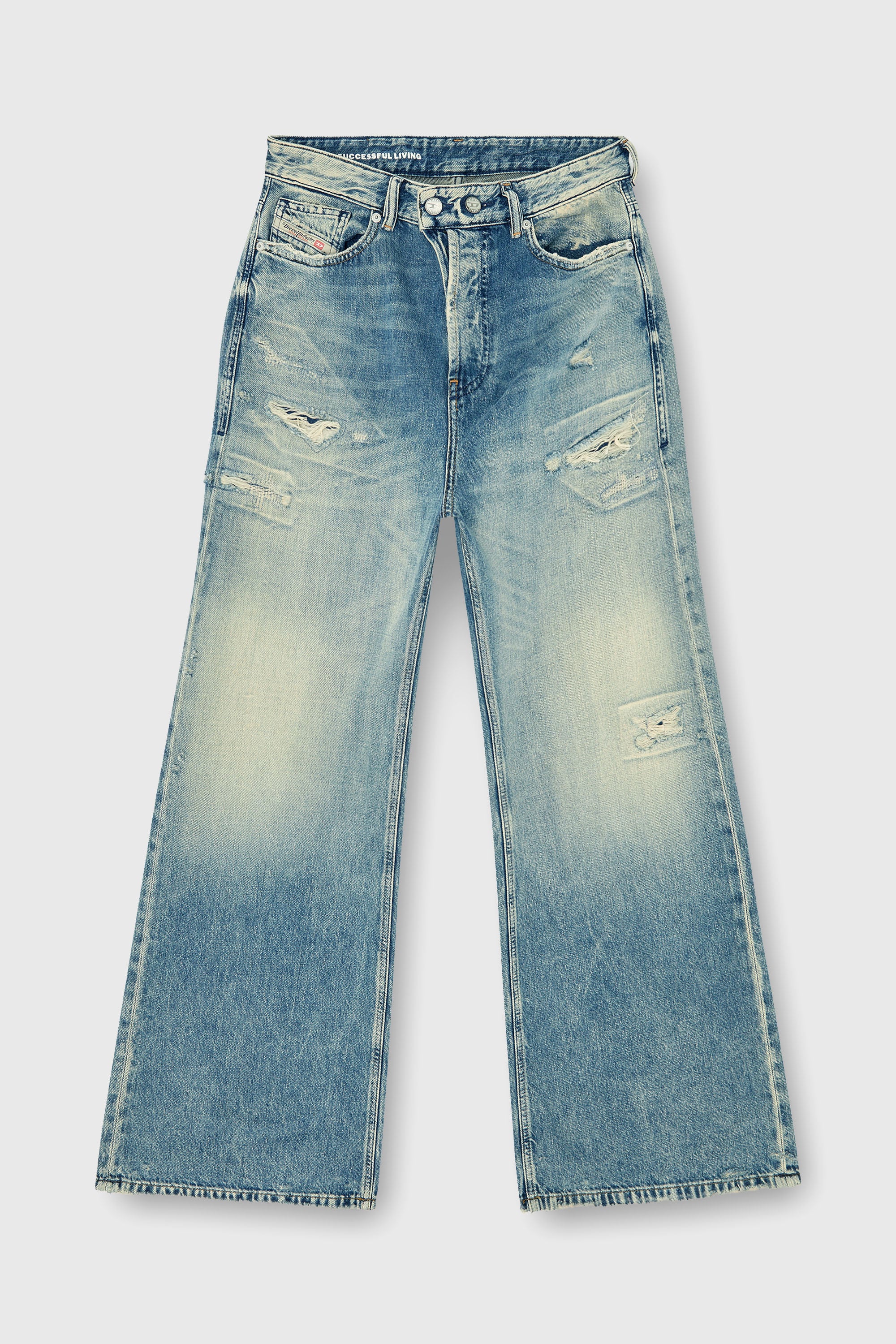 Diesel - Relaxed Jeans 1996 D-Sire 09P62 Femme, Bleu moyen - Image 2