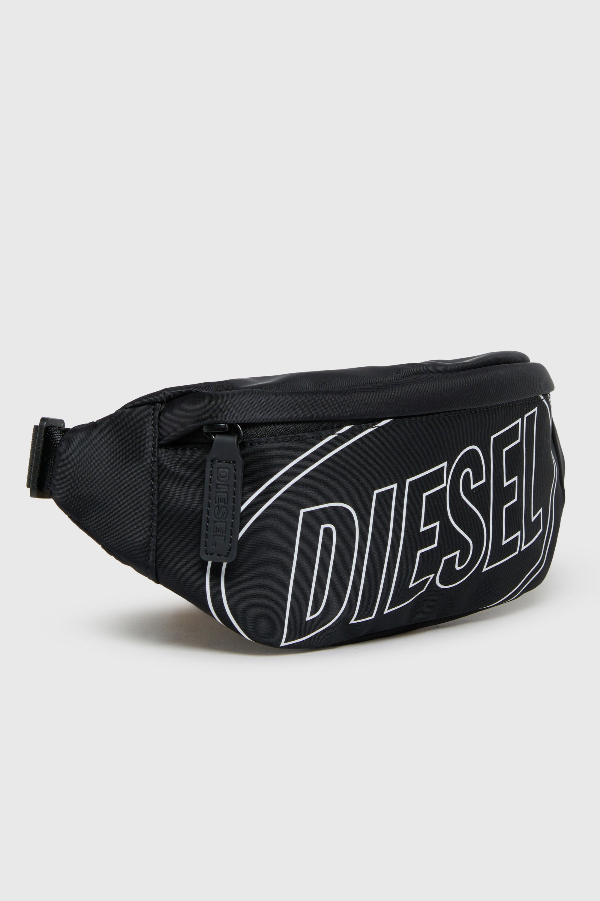 Diesel - WCIRY, WCIRY - Sac en nylon avec logo imprim&eacute; Homme in Noir - 3