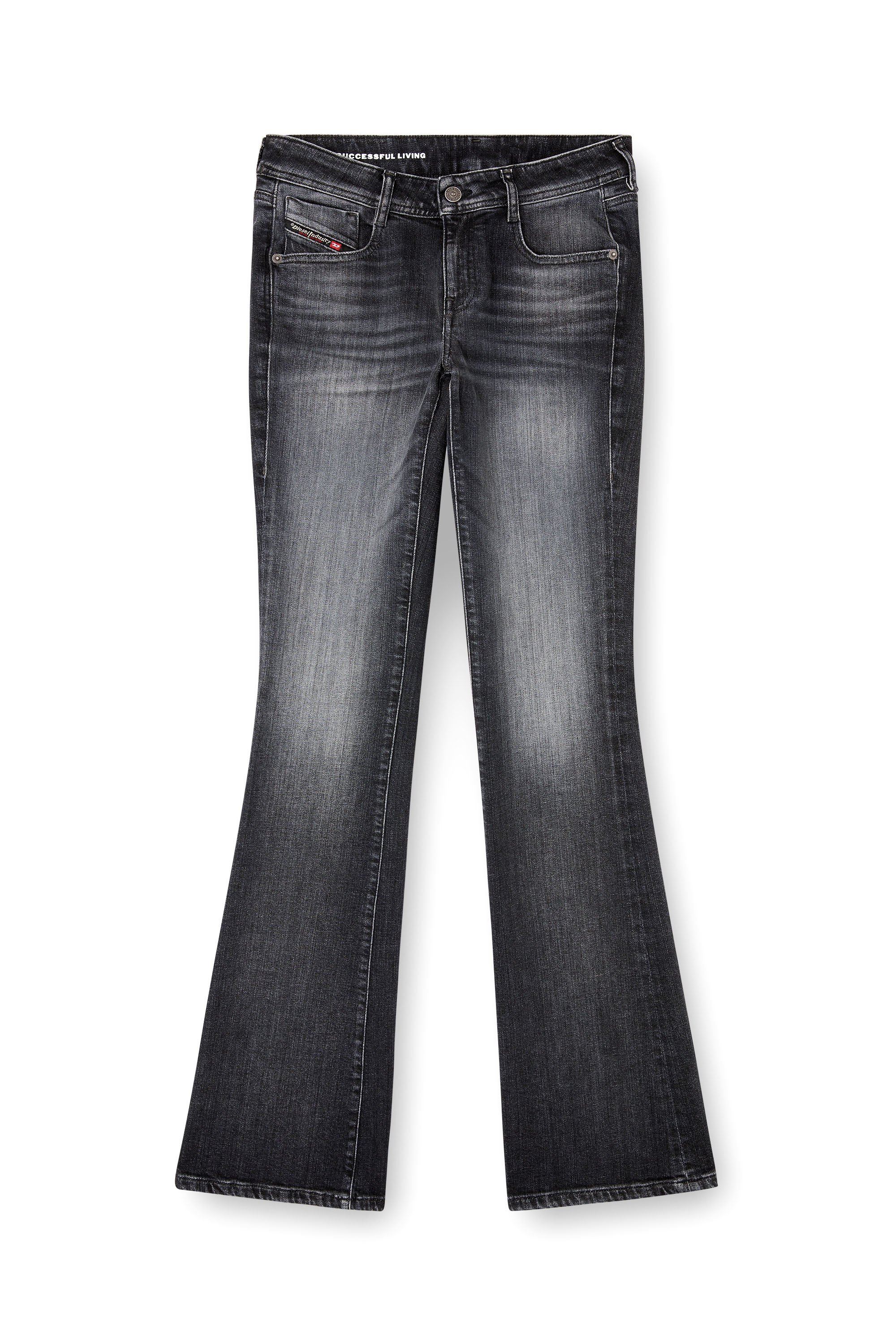 Diesel - Woman's Bootcut Jeans 1969 D-Ebbey 09L98, Black/Dark grey - 3