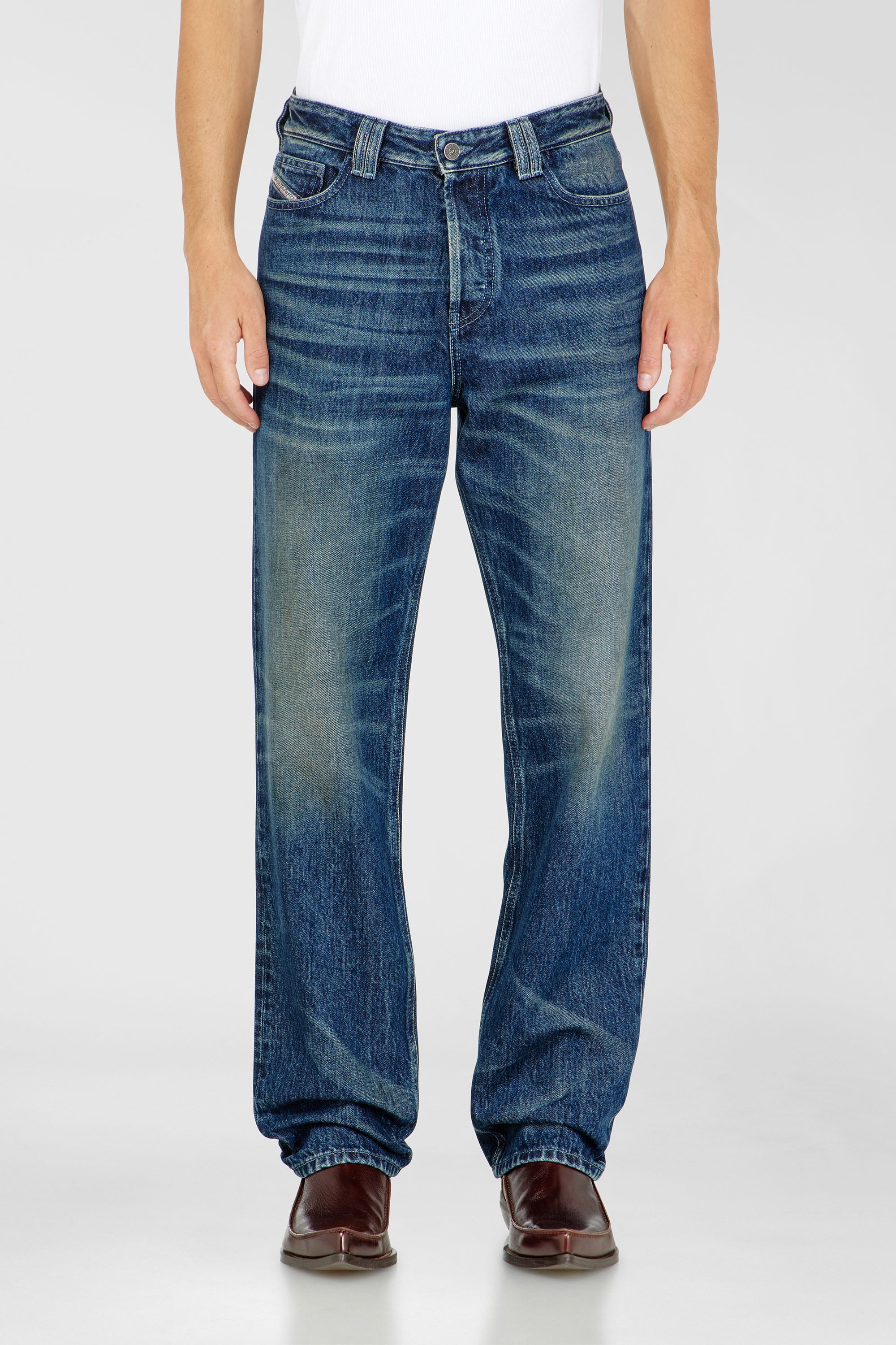 Diesel - Regular Jeans 1991 D-Voeed 007FZ Homme, Bleu Fonc&eacute; - Image 1