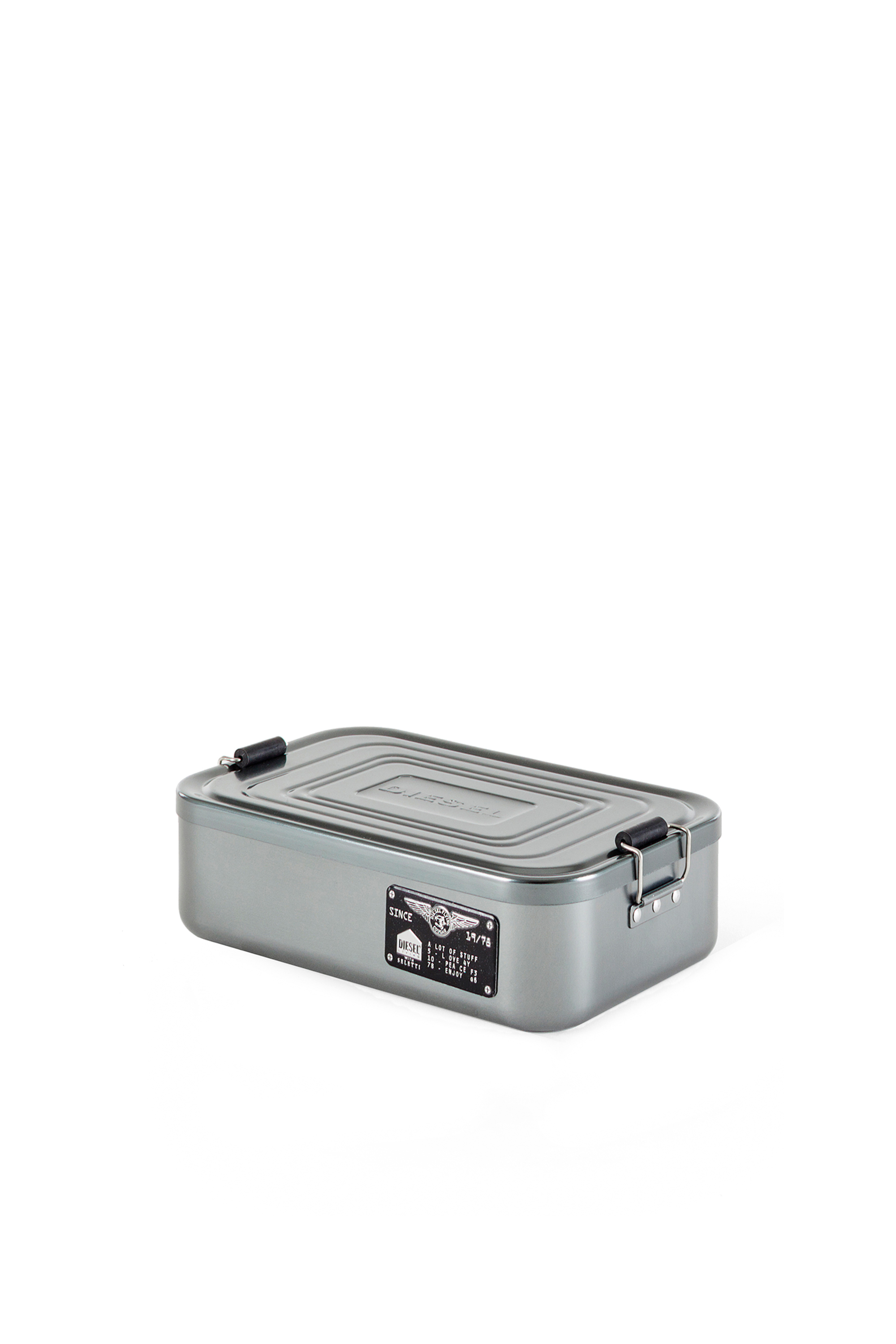 Diesel - 11036 SURVIVAL, Unisex's Aluminium box with lid, medium size in Metal Grey - 3