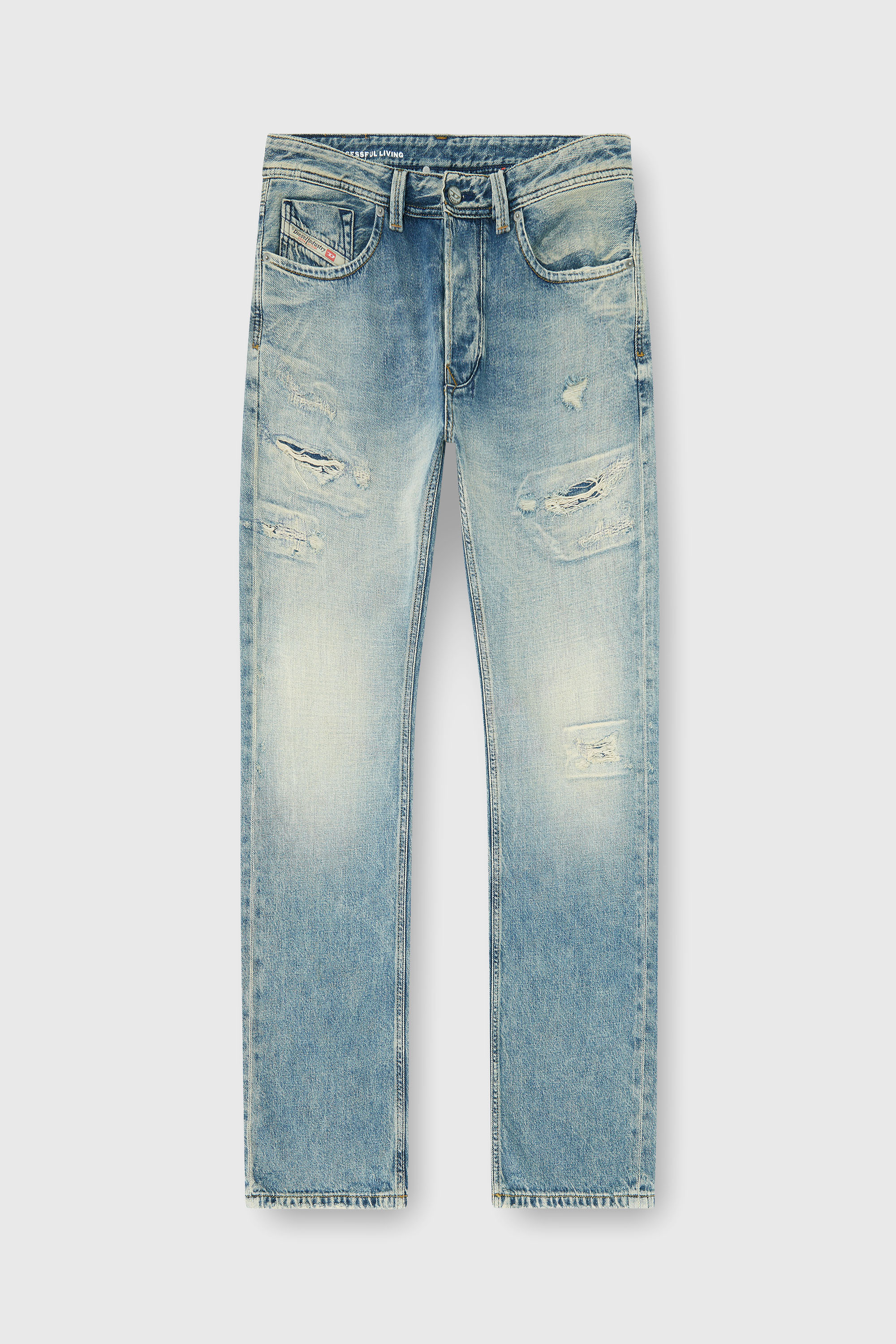 Diesel - Regular Jeans 1985 Larkee 09P62 Homme, Bleu moyen - Image 6